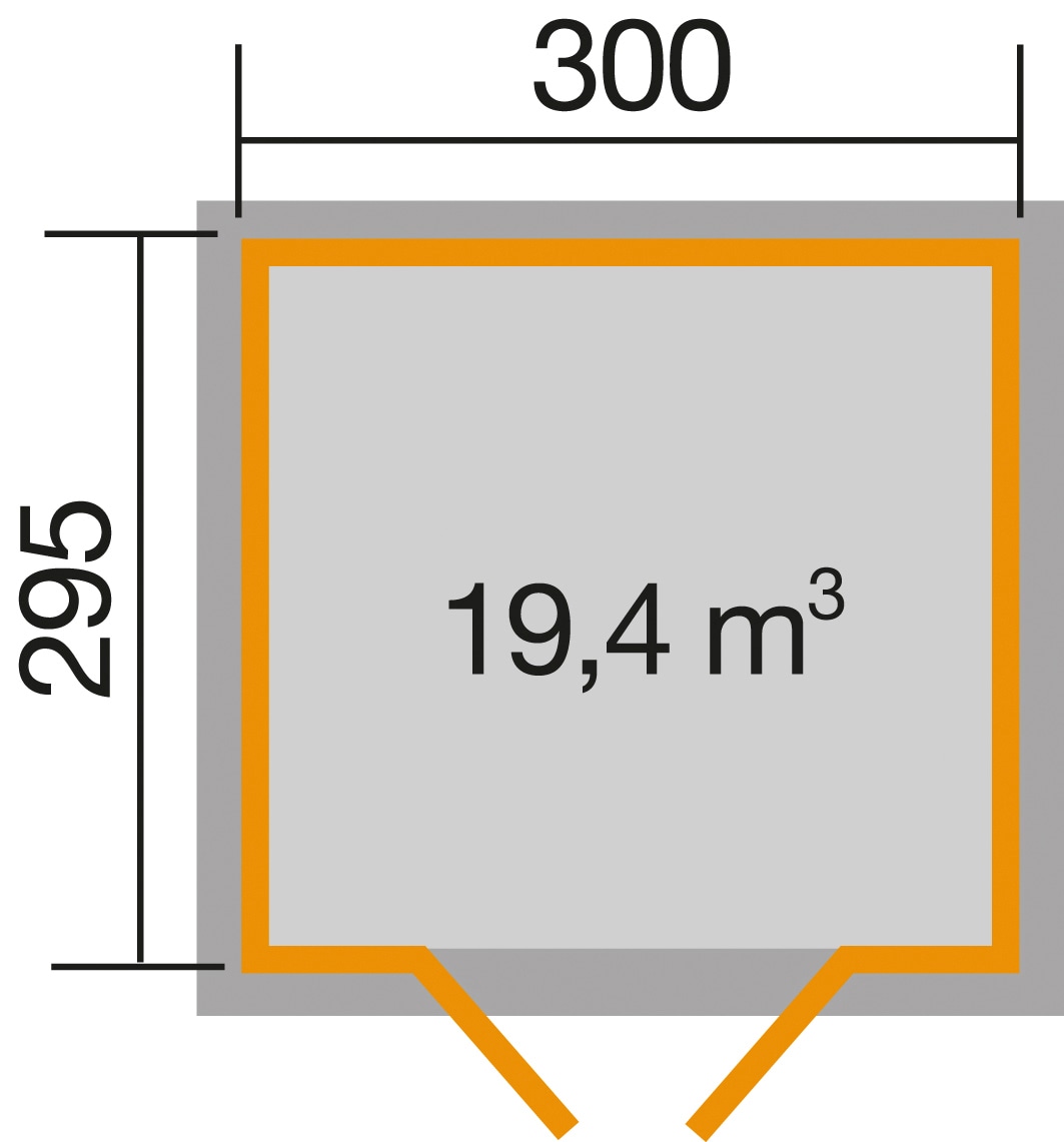 weka Gartenhaus »122«