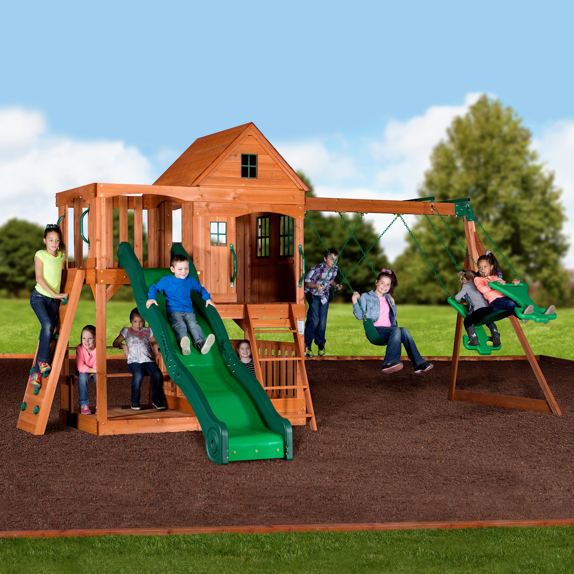 Backyard Discovery Spielturm »Hill Crest«, BxTxH: 536x409x290 cm kaufen