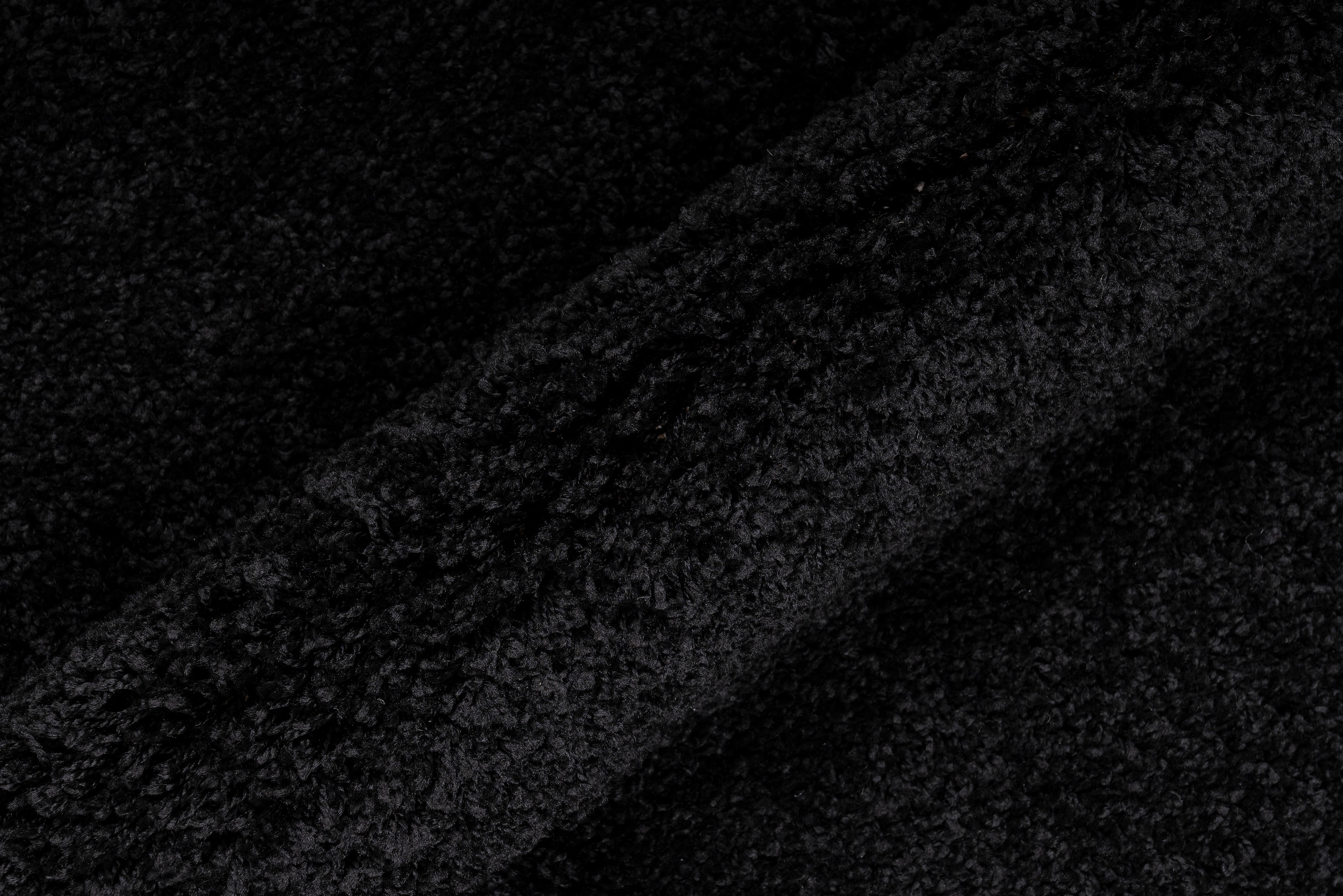 my home Teppich »Viva rund« rund 45 mm Höhe Uni-Farben, einfarbig, besonders weich und kuschelig, Wohnzimmer