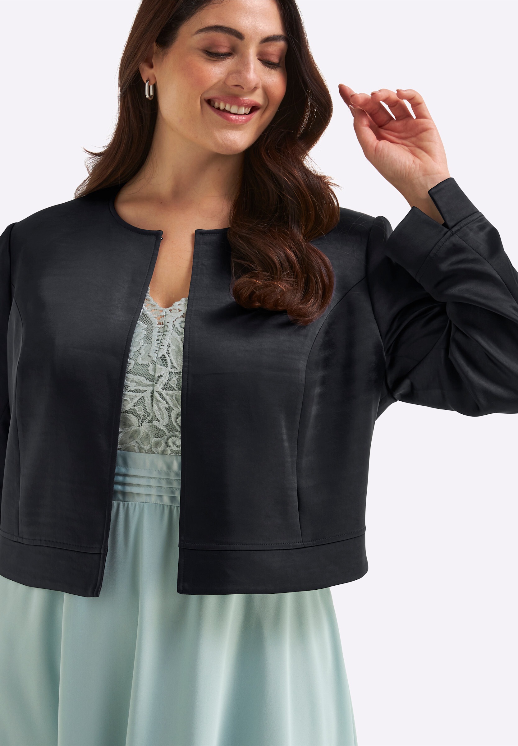 Sheego Boleroblazer »Boleroblazer Bolerojacke im Blazer-Schnitt«