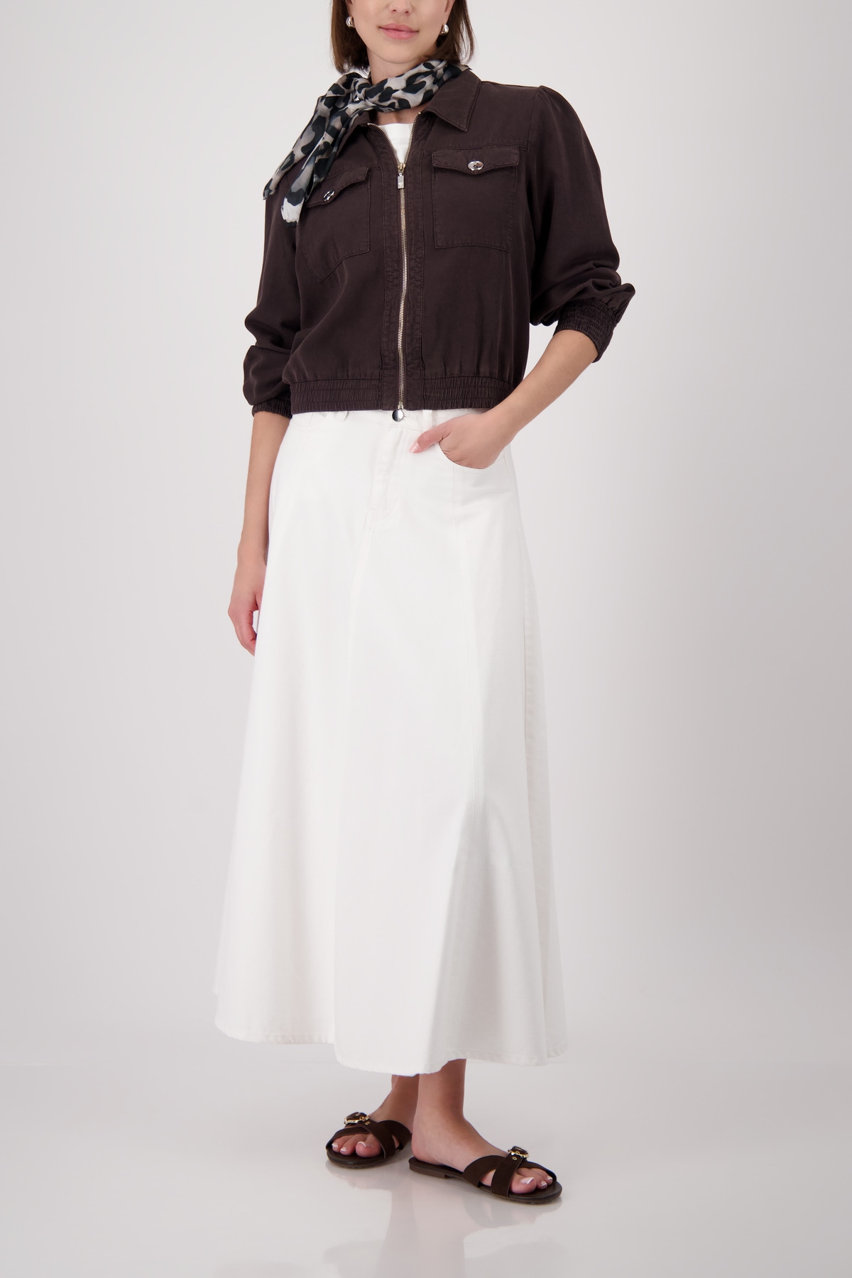 Monari Modetuch »Schal/Tuch Leodruck allover« mit Animalprint