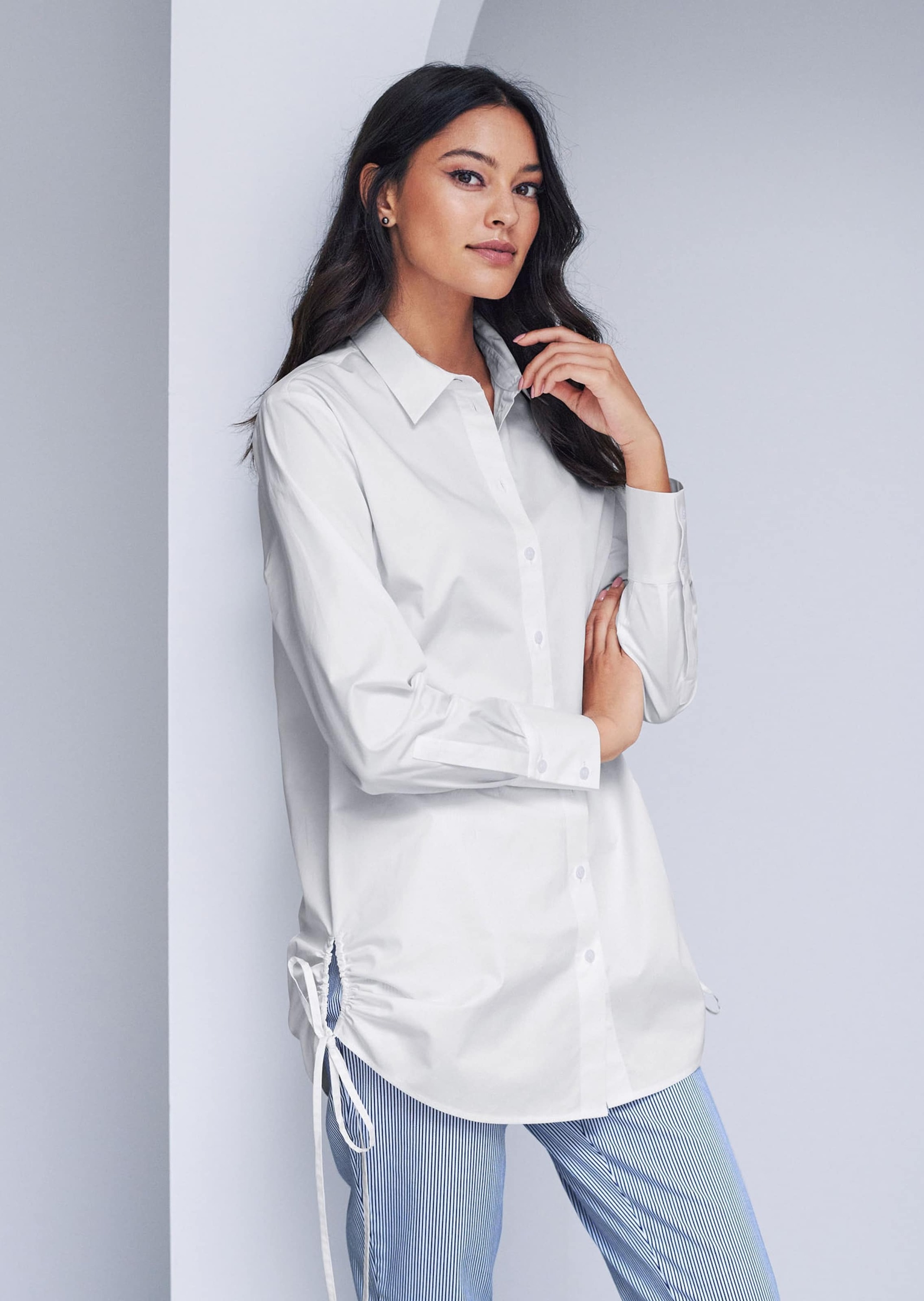 MADELEINE Hemdbluse »Hemd Blusenhemd im Oversized-Style«