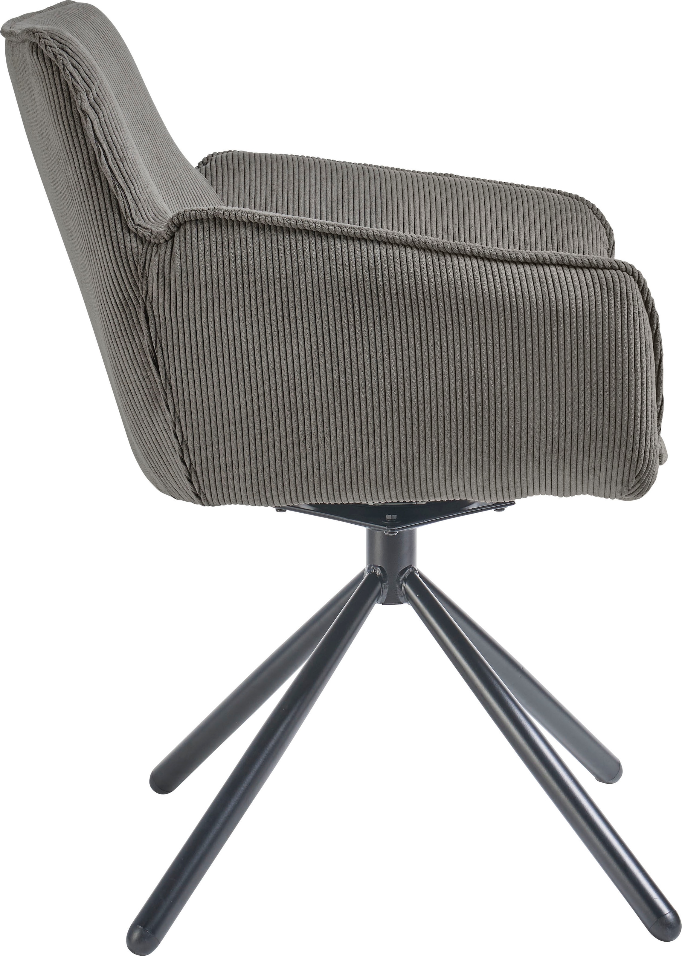 set one by Musterring Armlehnstuhl »Frisco« () 2er Set, 180° Drehfunktion, automatischer Rückstellung, Sitzhöhe 50 cm