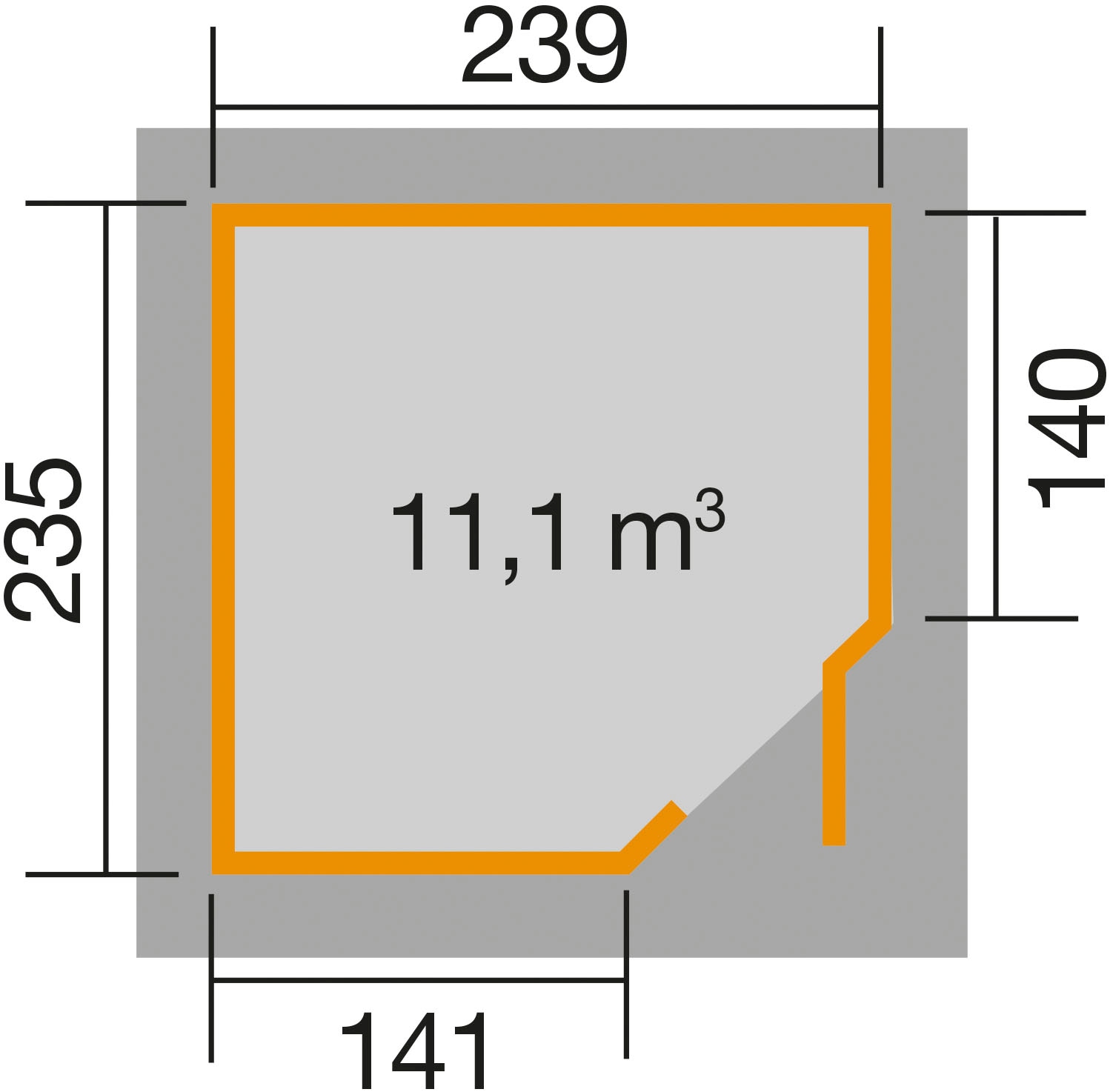 weka Gartenhaus »229 Gr.2«