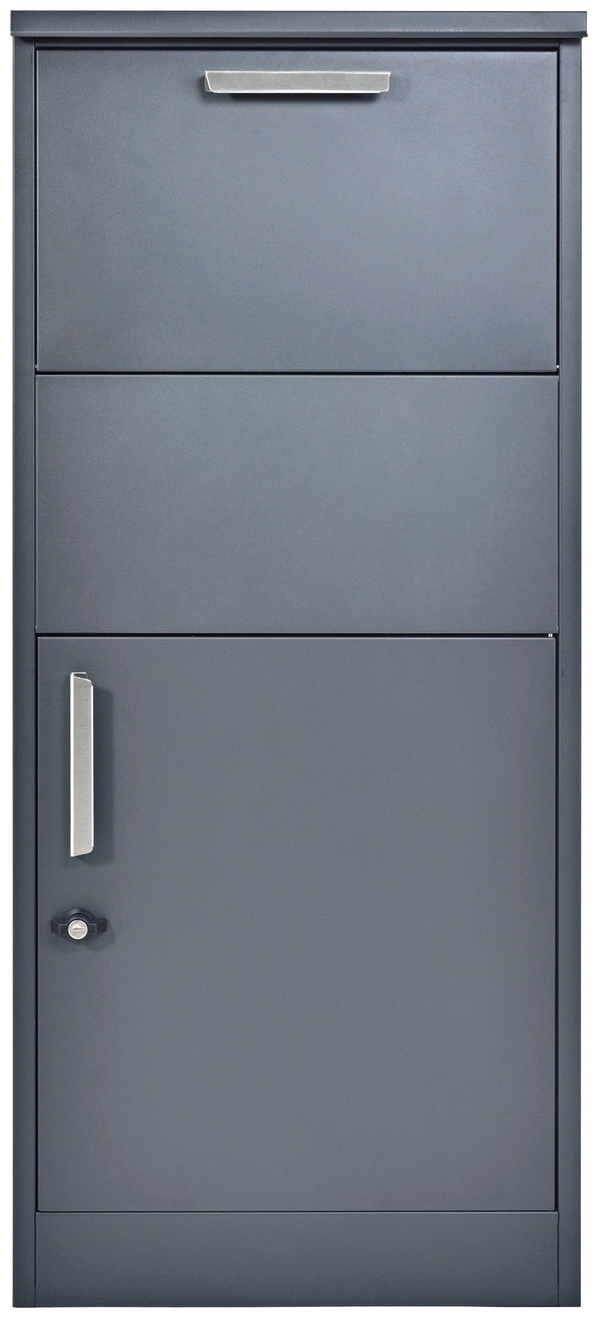 WESTMANN Briefkasten »Stahl-Paketbox Pepe«, Anthrazit, 50x39x114 cm