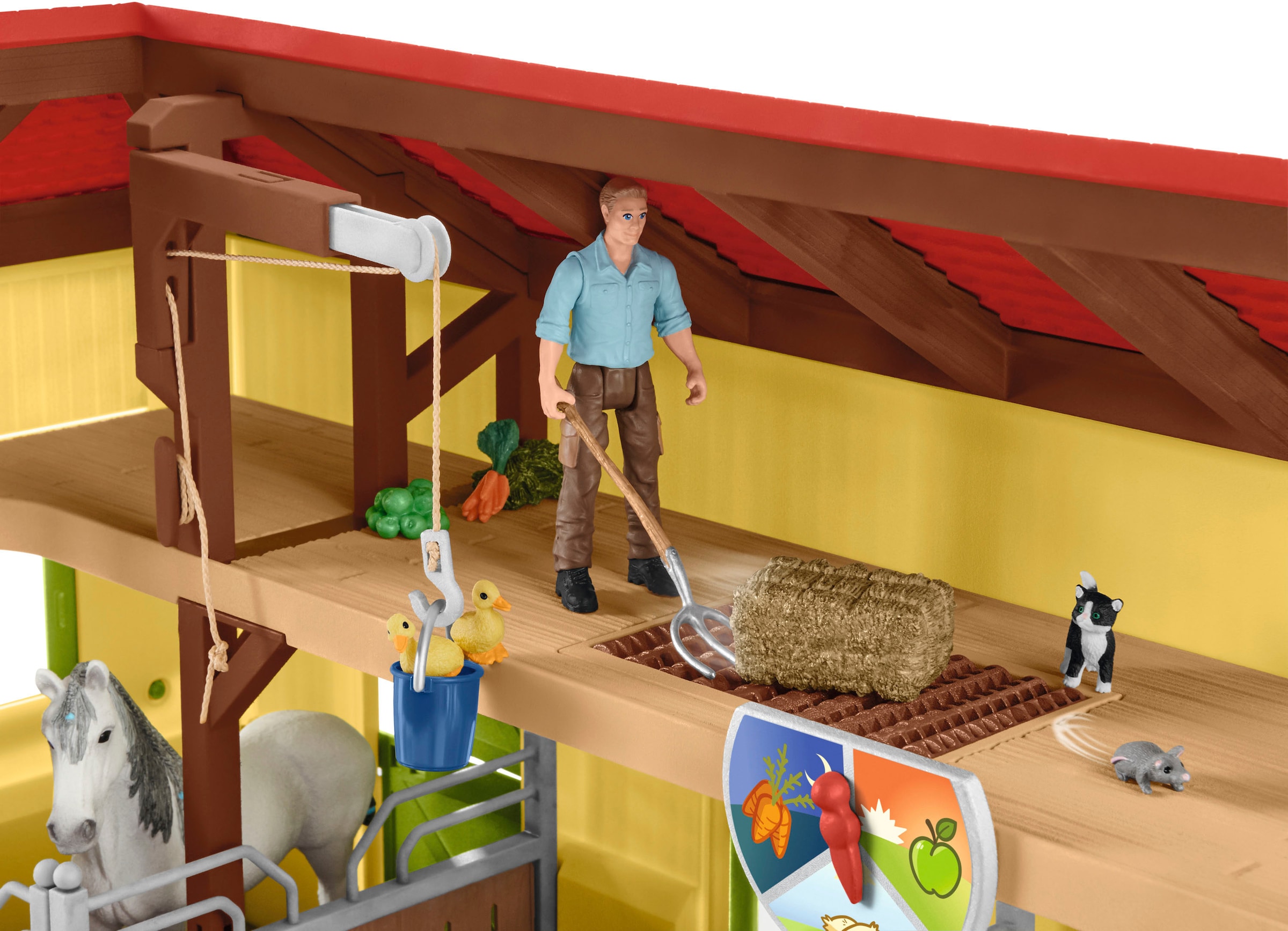 Schleich® Spielwelt »FARM WORLD, Pferdestall (42485)«