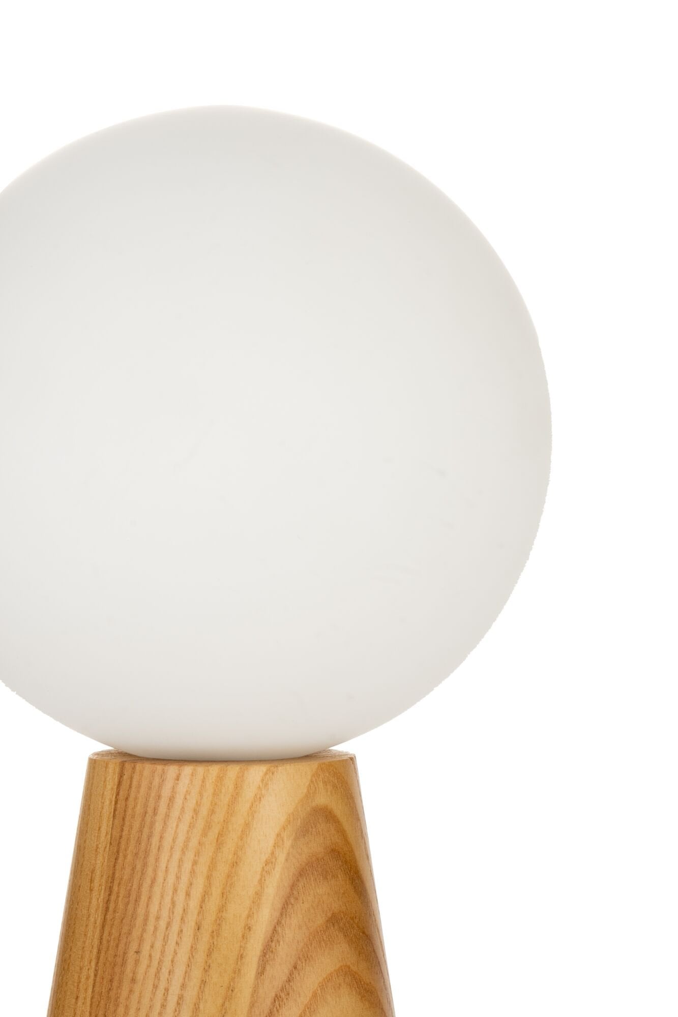 Pauleen Tischleuchte »Woody Soul Glas/Eschenholz 230V max. 3,5W Weiß/Holz natur«, 1 flammig, Leuchtmittel G9 | ohne Leuchtmittel, G9