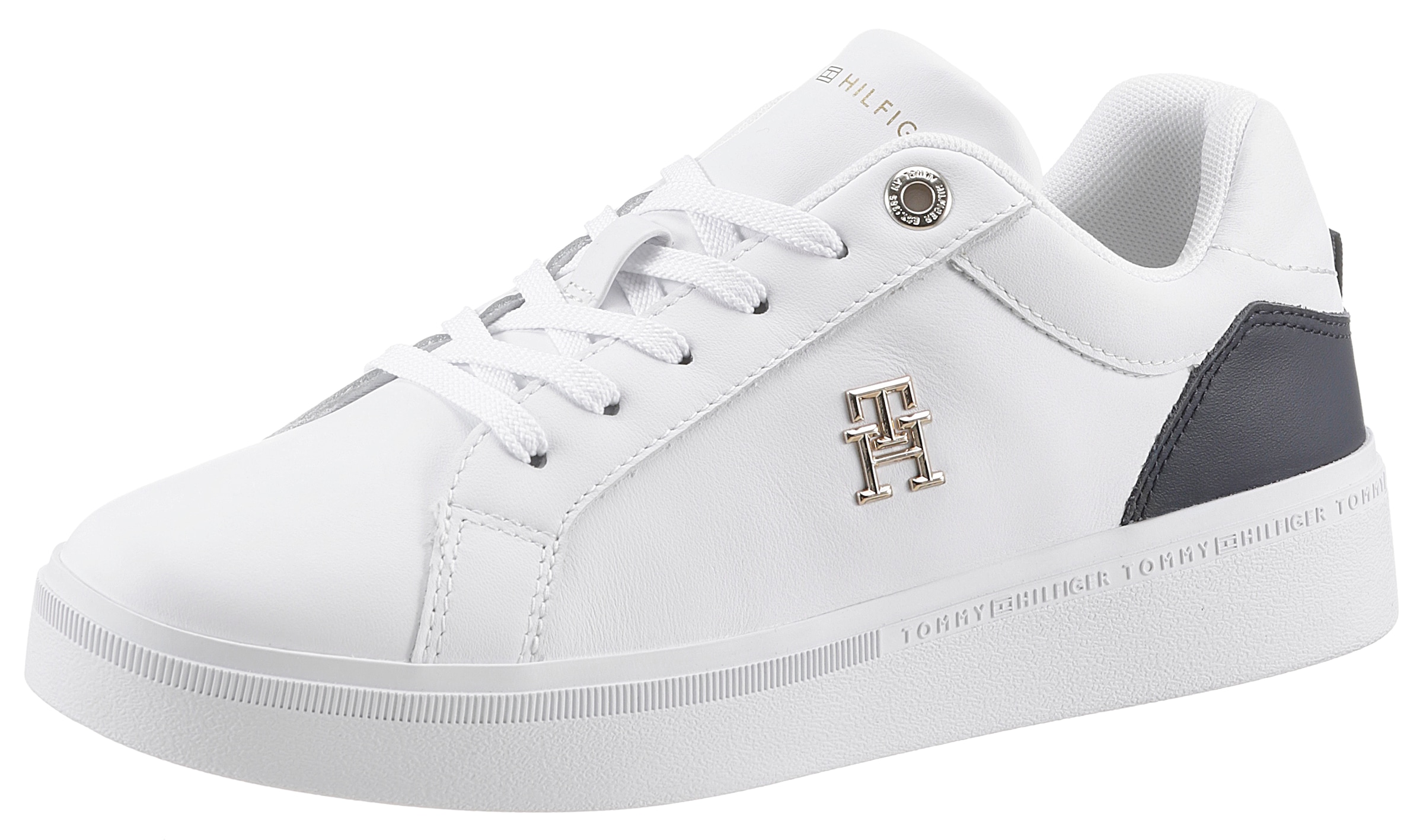 Tommy Hilfiger Plateausneaker »TH COURT SNEAKER«, mit TH-Schmuckelement kaufen