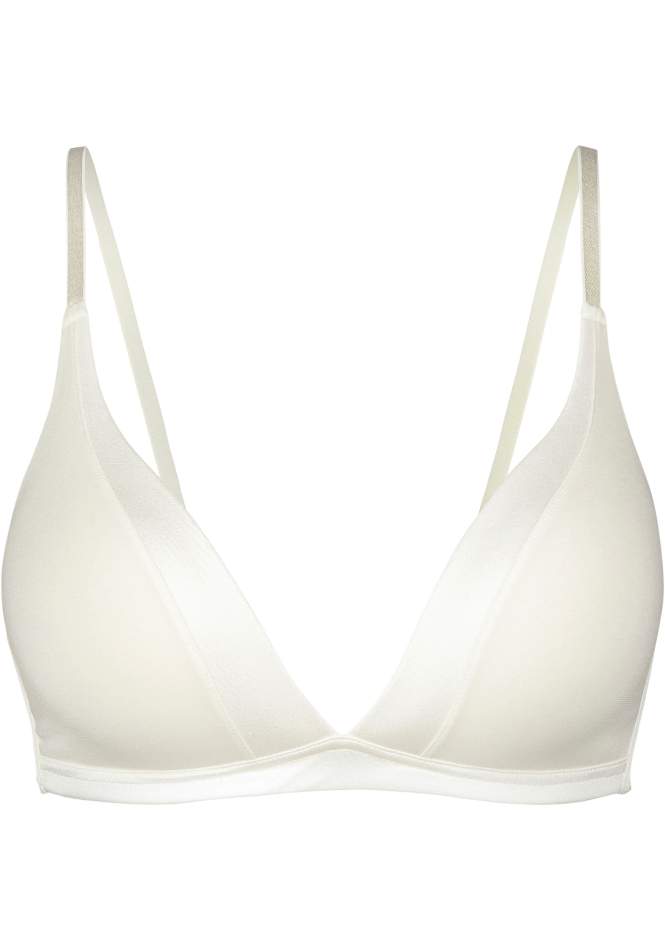 CALIDA Triangel-BH »Cate«, Satinblende, ohne Bügel, Single-Jersey Qualität, elastisch, weich