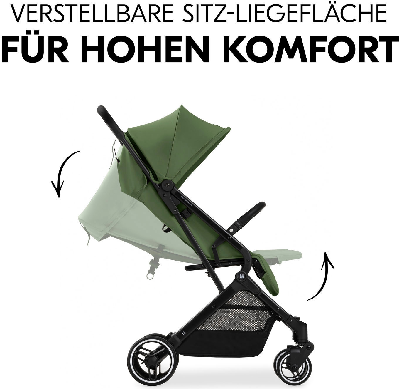 Hauck Kinder-Buggy »Travel N Care Plus Buggy, green«, 22 kg