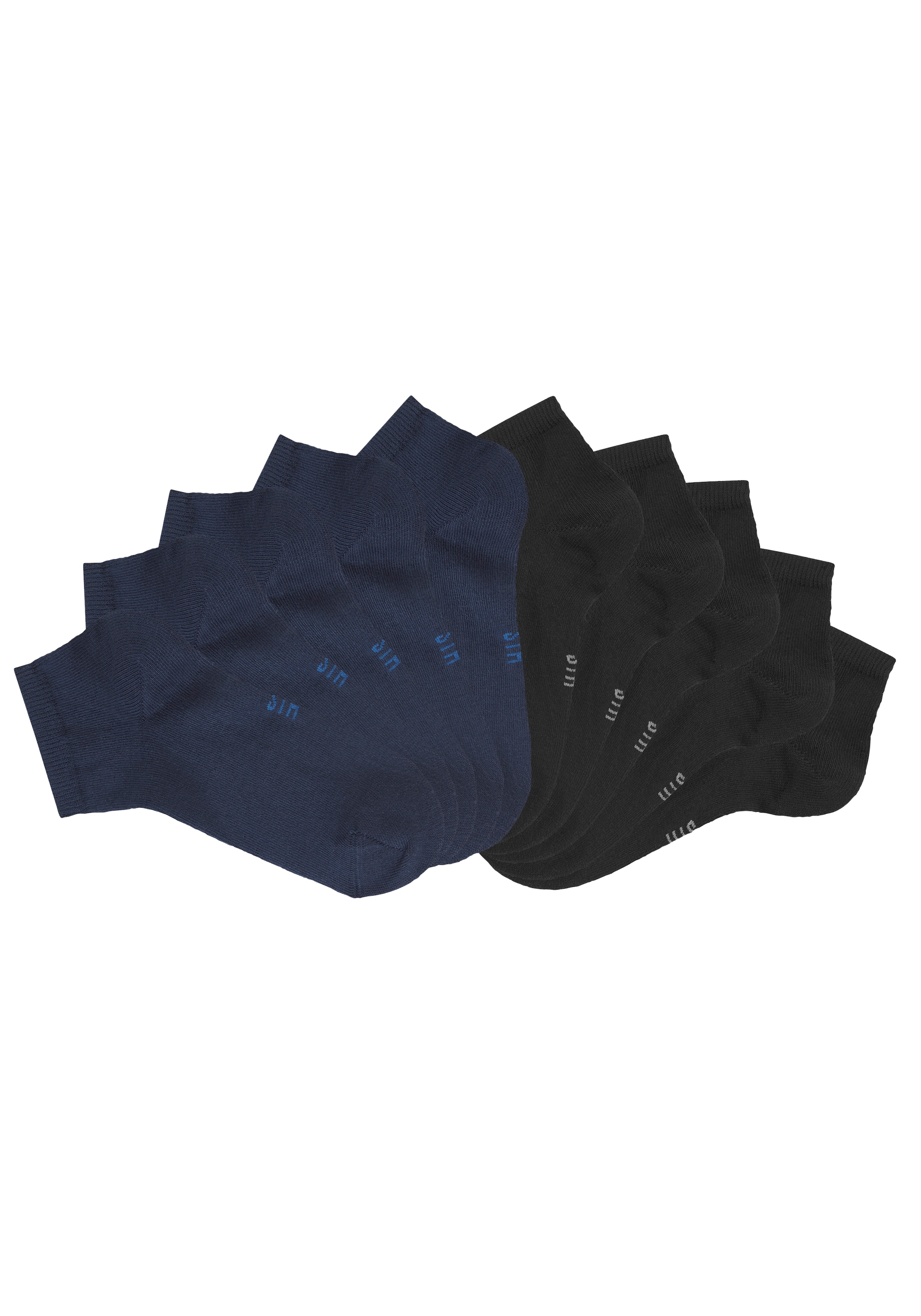 H.I.S Kurzsocken Packung, 10 Paar tlg. mit verstärkter Ferse und Spitze