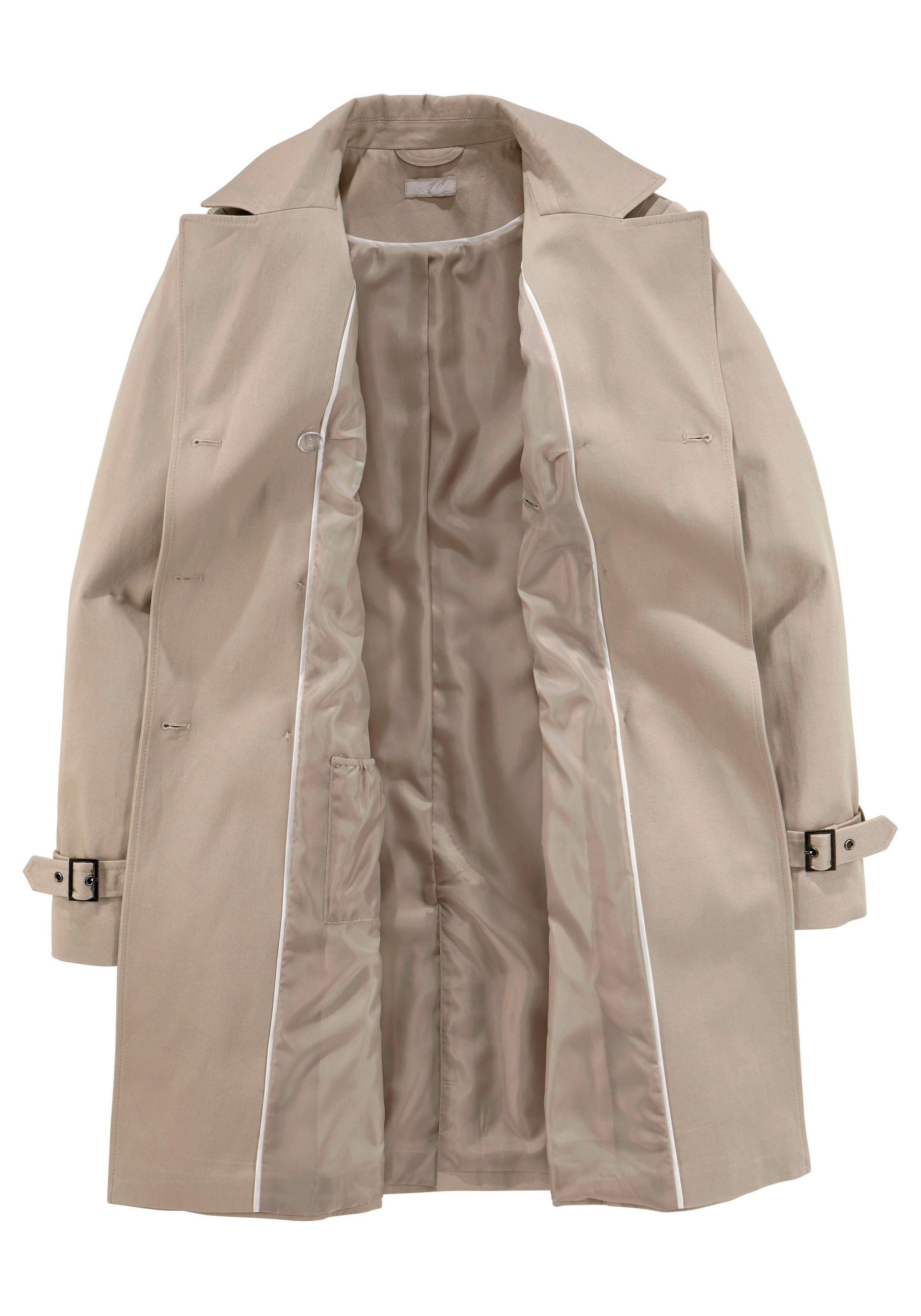 Aniston CASUAL Trenchcoat, mit Gürtel zum OTTO im Regulieren Shop Online