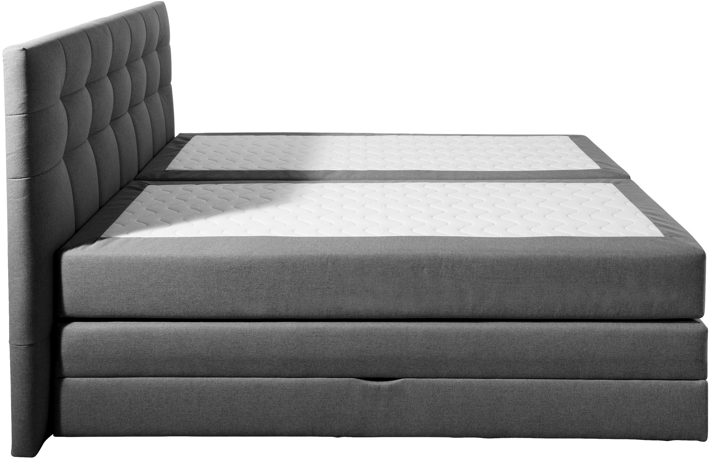 Places of Style Boxspringbett »Ethan«, inkl. Topper und geräumigen Bettkasten erhältlich in H2, H3 und H4