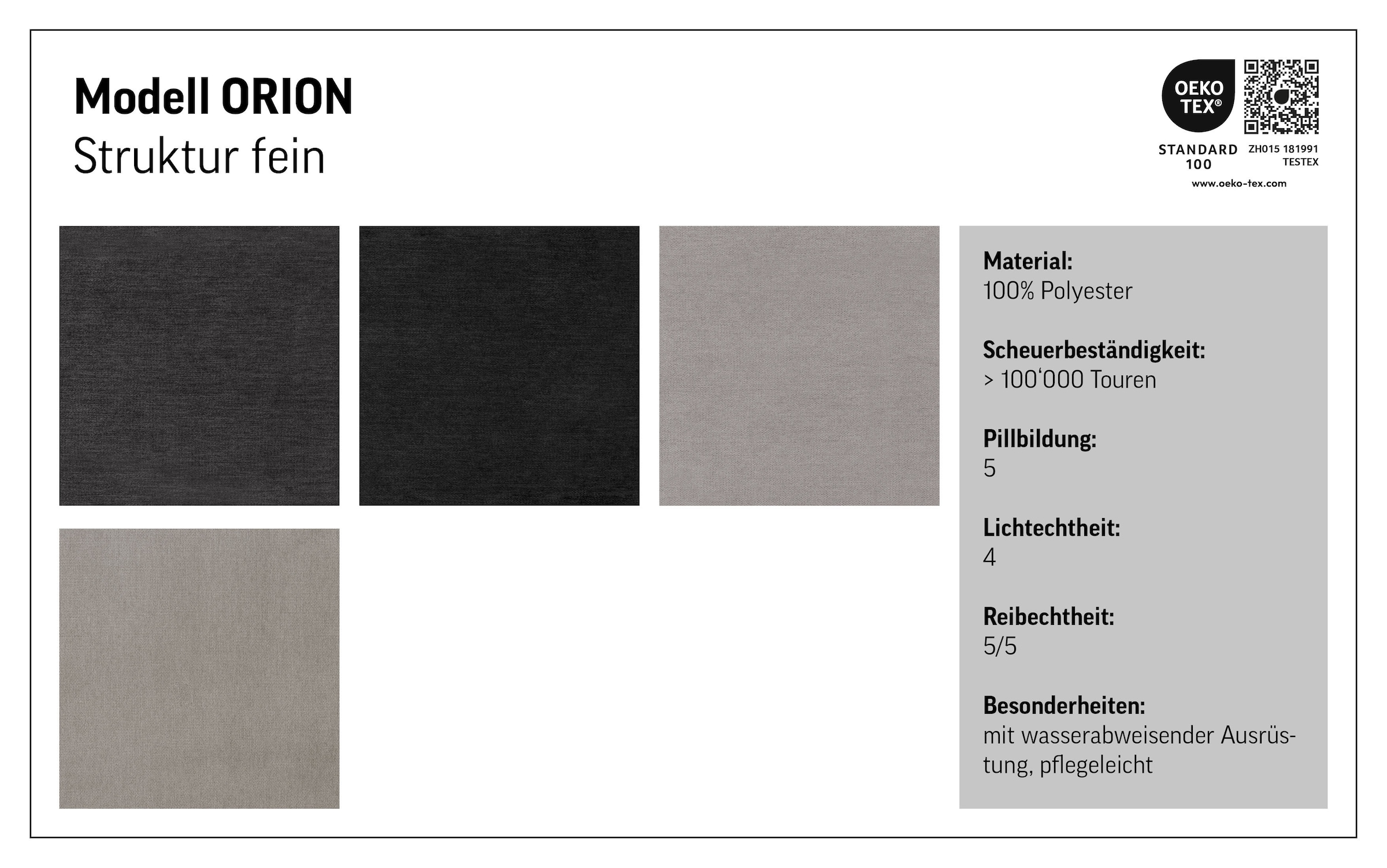 COTTA Hockerbank »Orion«, bequeme Hockerbank im modernen Design