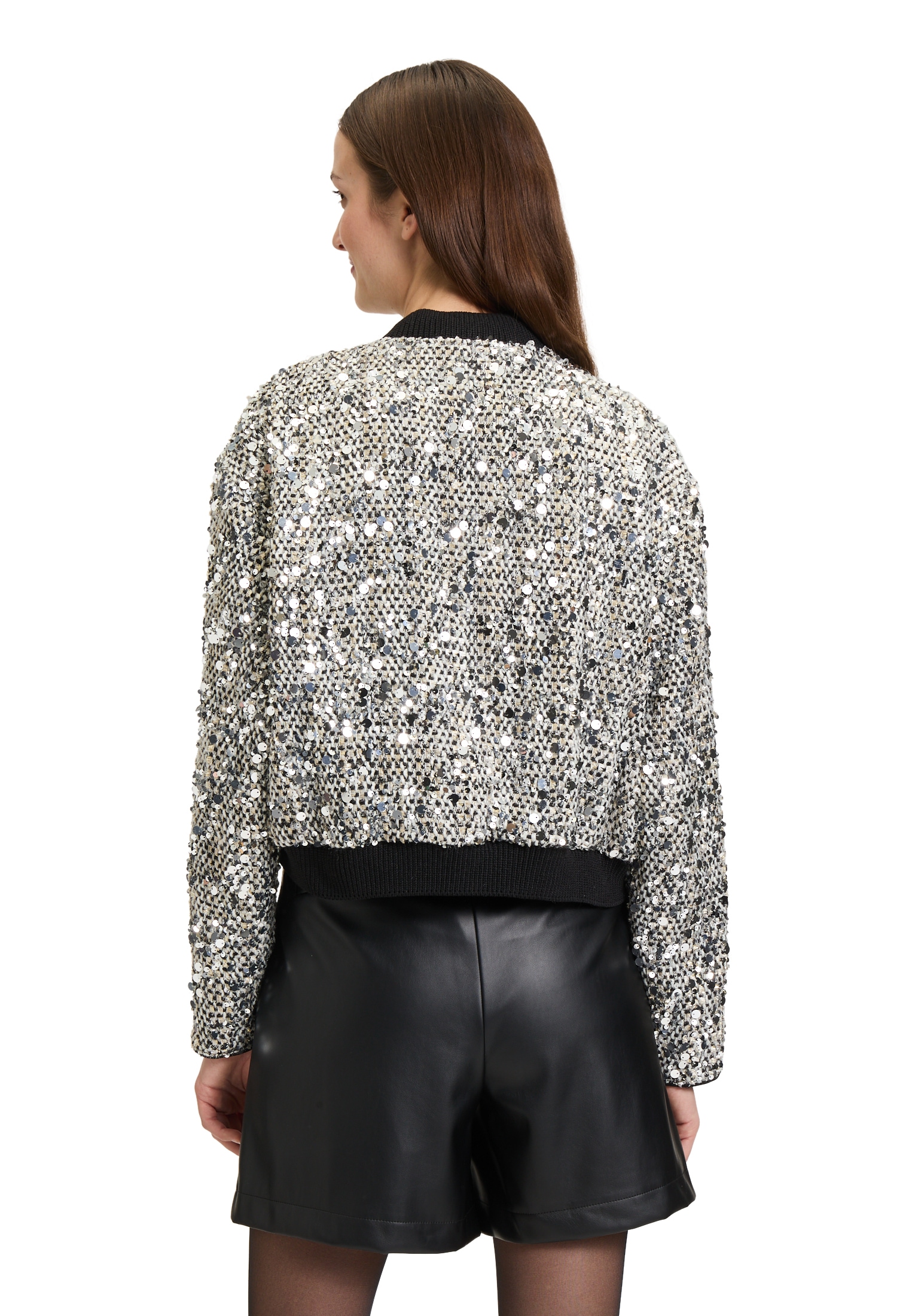 Betty&Co Jackenblazer »Blouson mit Pailletten«