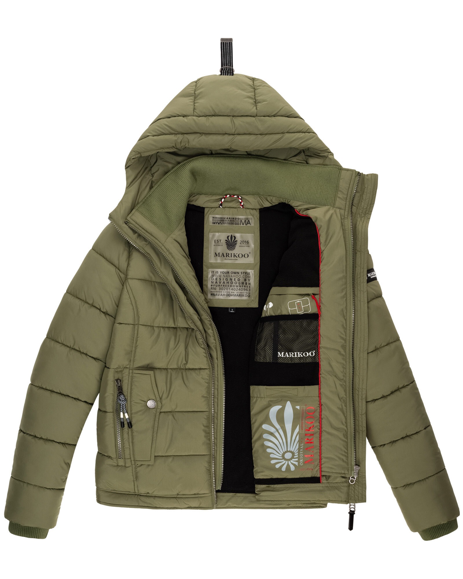 Marikoo Outdoorjacke »Marikoo Taisaa Princess Damen Steppjacke B940«