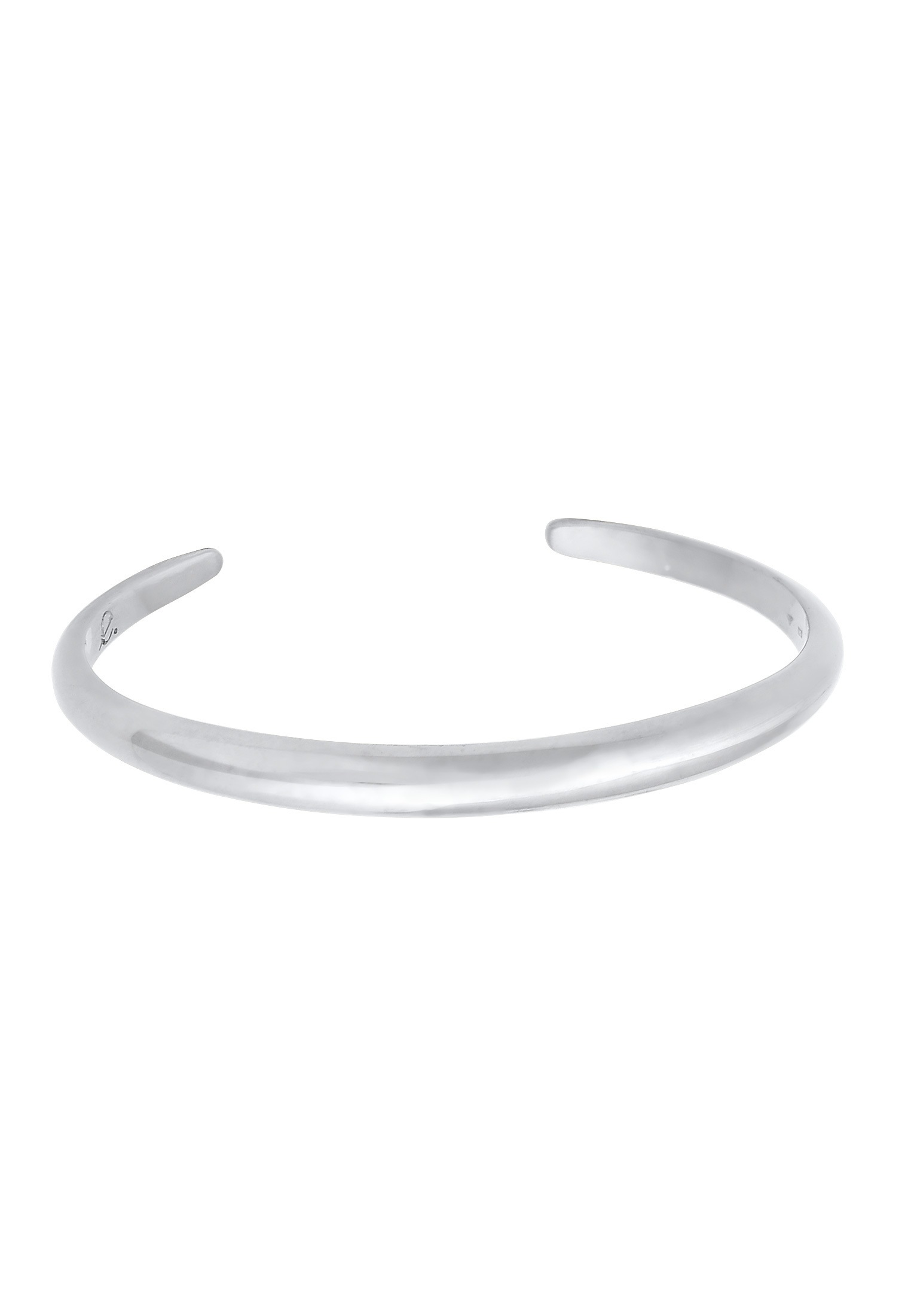 Elli Premium Armreif »Armband Armreif Offen Rund Glänzend Unisex 925 Silber«
