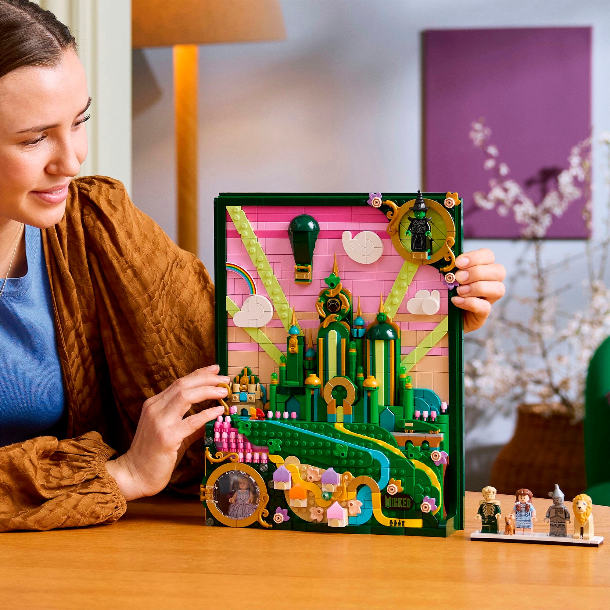 LEGO® Konstruktionsspielsteine »Emerald City Wandkunst (75685), LEGO Wicked« Made in Europe