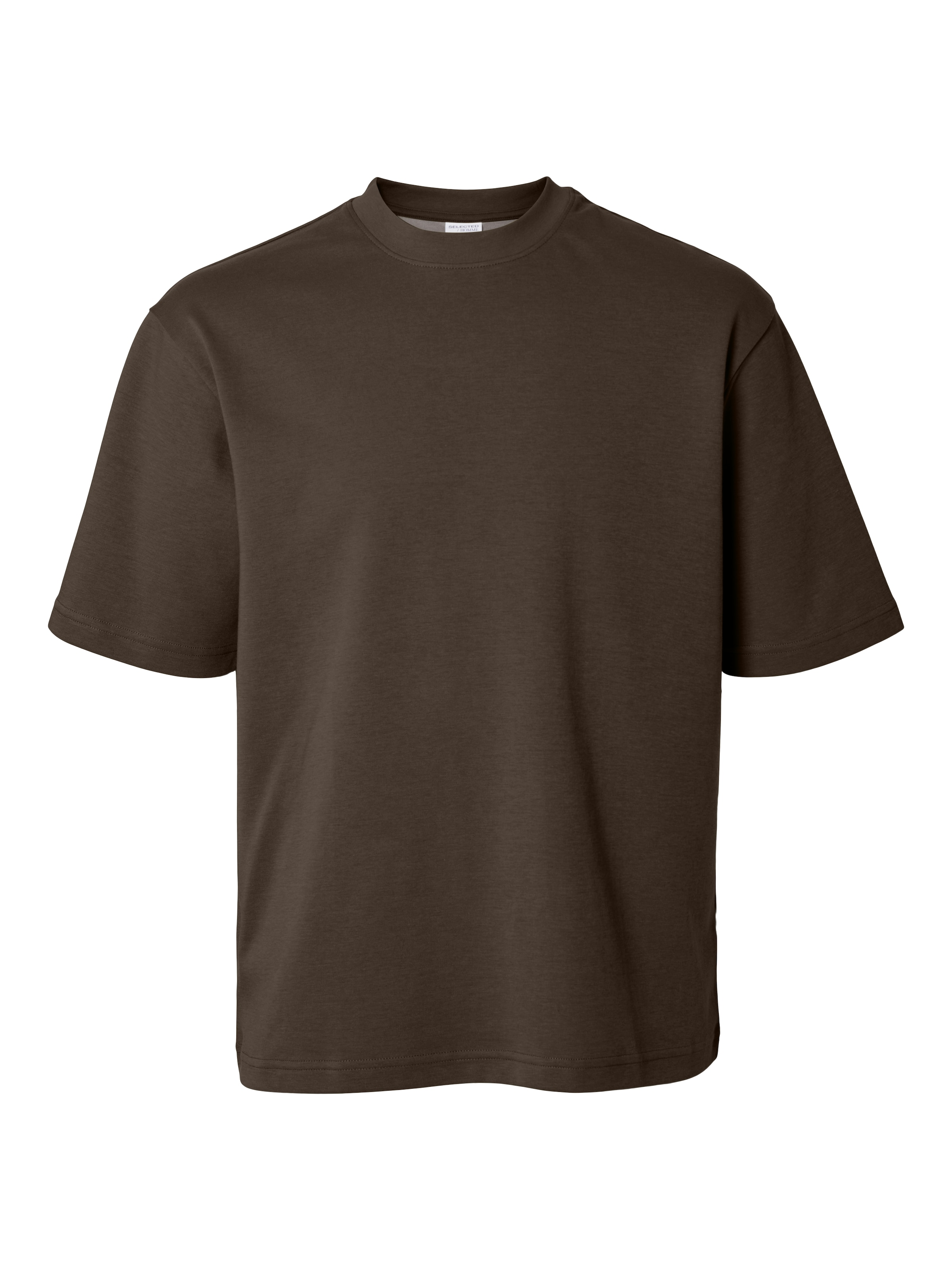 SELECTED HOMME Rundhalsshirt »SLHLOOSEOSCAR SS O-NECK TEE NOOS«
