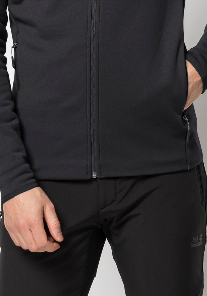 Jack Wolfskin Fleecejacke »BAISELBERG HOODED FZ M« mit Kapuze