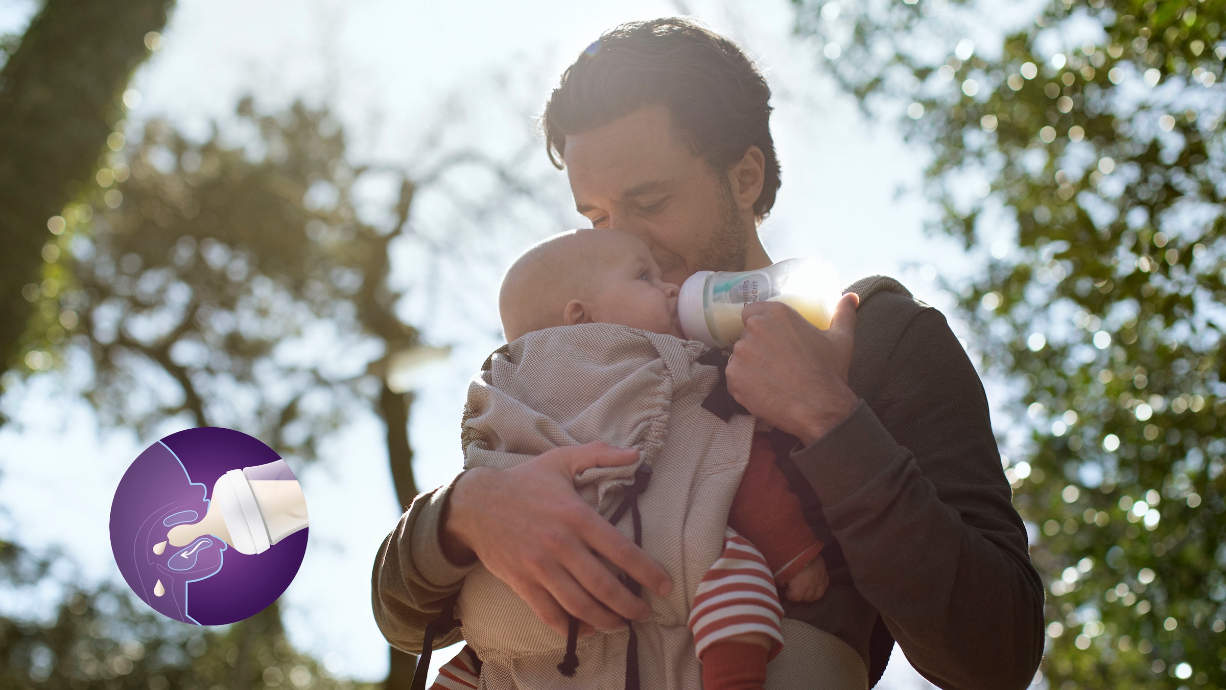Philips AVENT Babyflasche »Natural Response SCY673/01«, mit dem AirFree Ventil, 260ml, ab dem 1. Monat