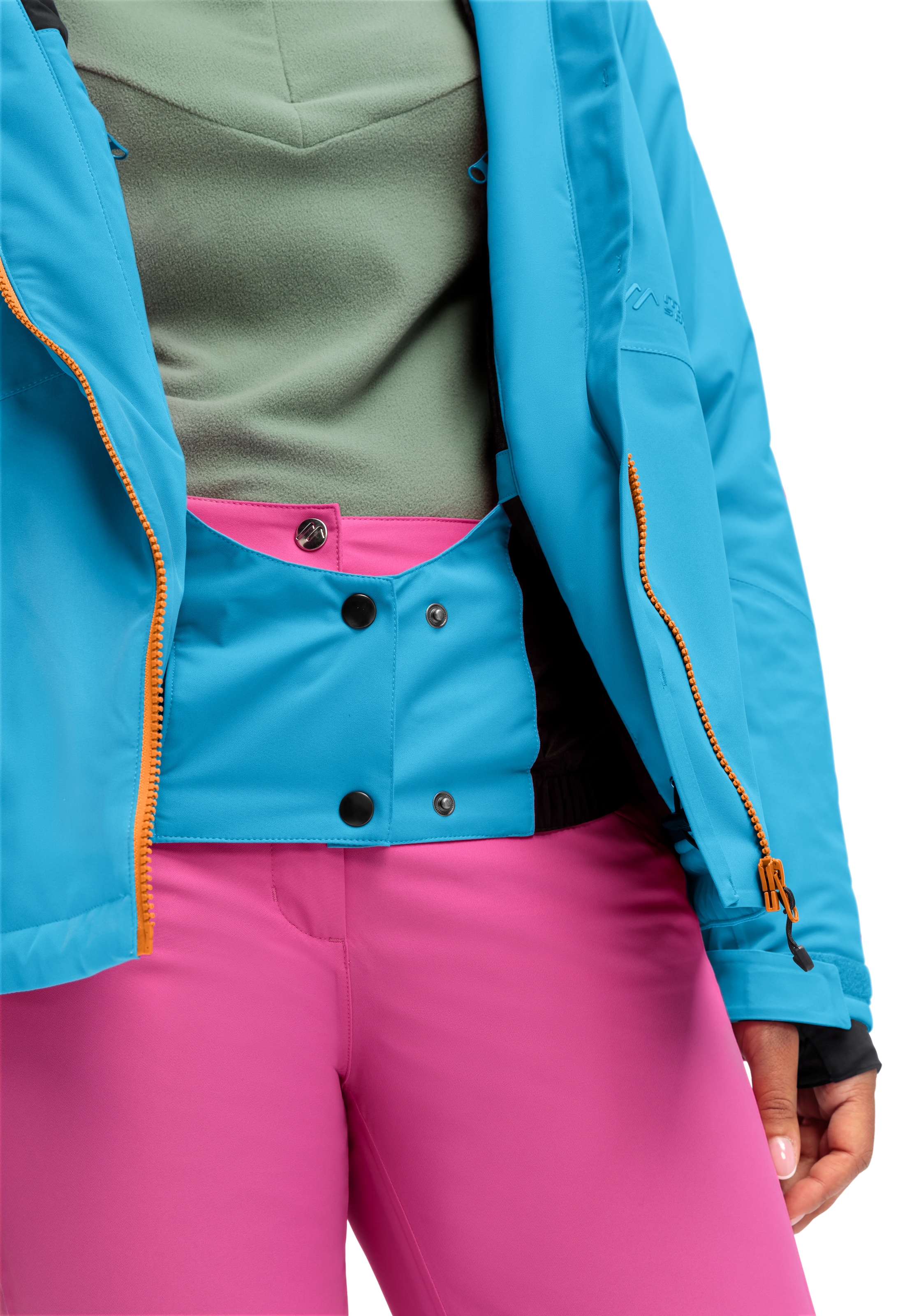 Maier Sports Skijacke »Straja«, Damen Winterjacke, wind/wasserdicht, 3 RV-Taschen und Kapuze