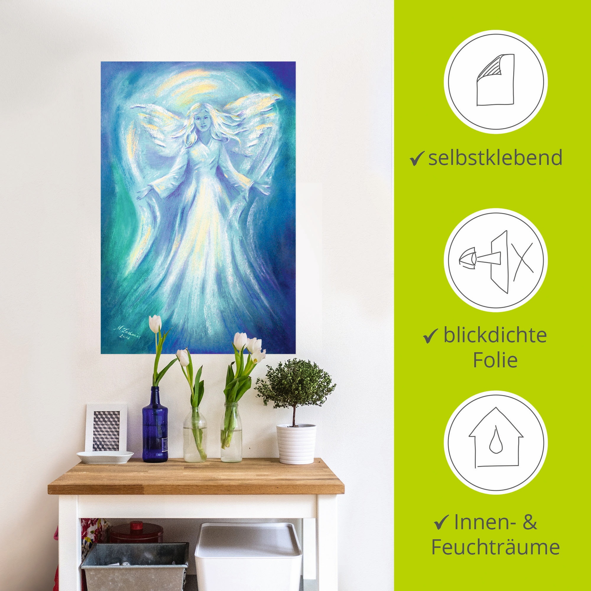 Artland Wandbild »Engel der Liebe«, Religion, (1 St.), als Leinwandbild, Poster, Wandaufkleber in verschied. Größen