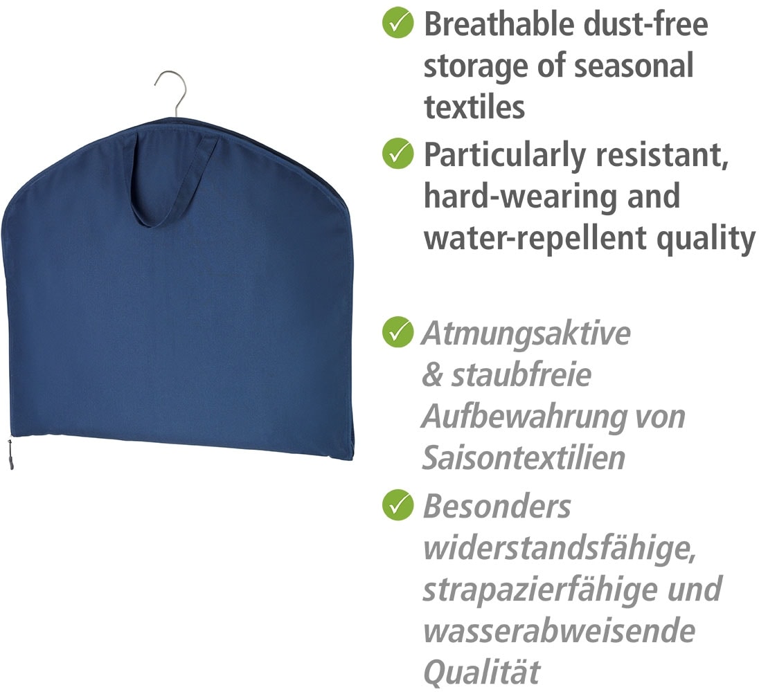 WENKO Kleidersack »Business Premium«, mit Universaltasche, 112 x 62 cm, Tasche: 40 x 30 cm