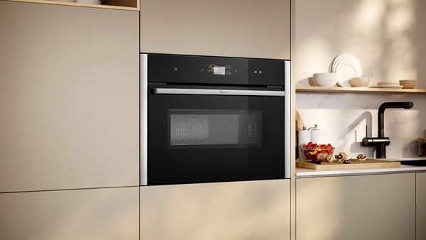 NEFF Backofen mit Mikrowelle N 70 »C24MS31N0«, EasyClean®, AirFry-Funktion