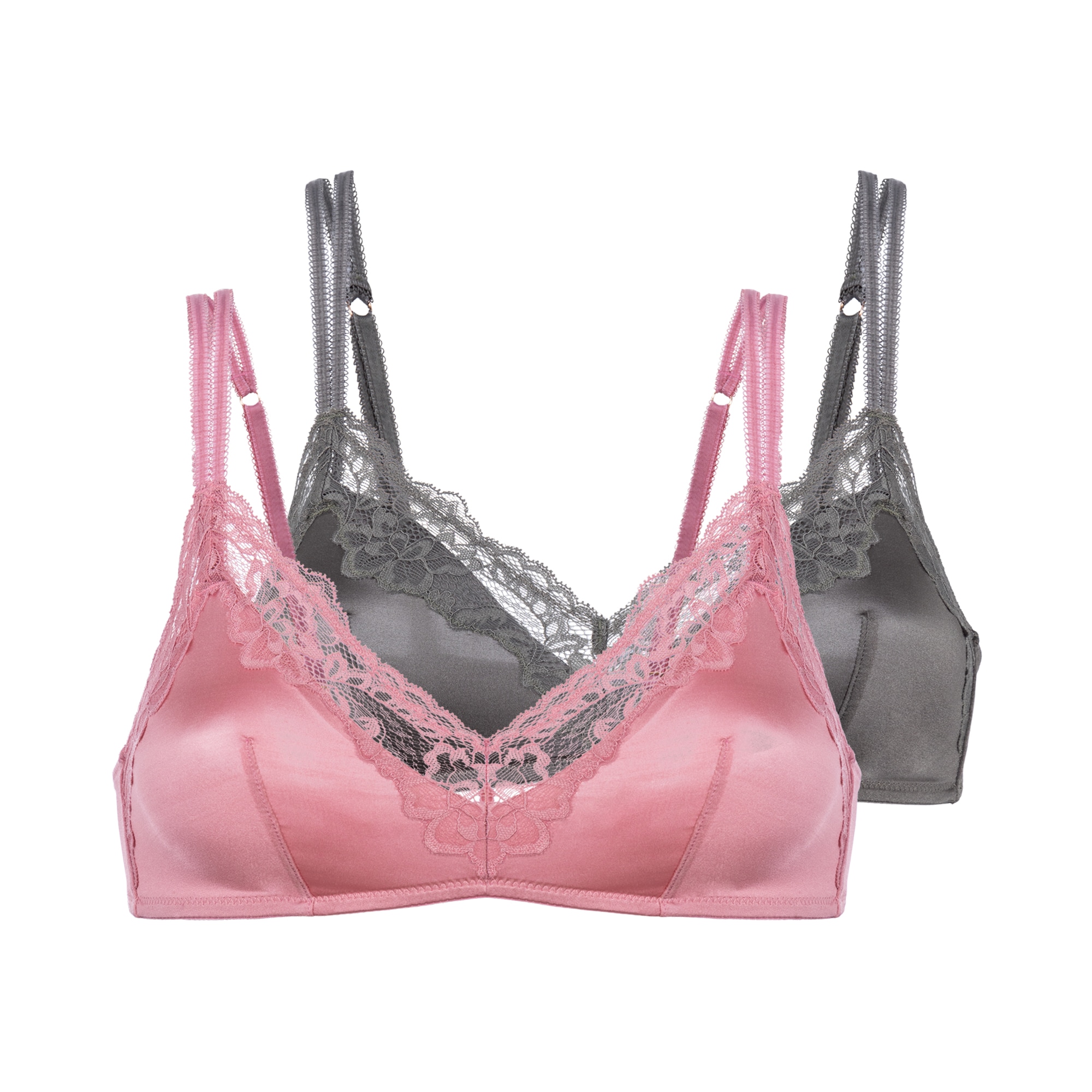 Dorina Bralette »Origins Shiny Micro« mit zarter Spitzenborte, glänzend, verstellbare Träger