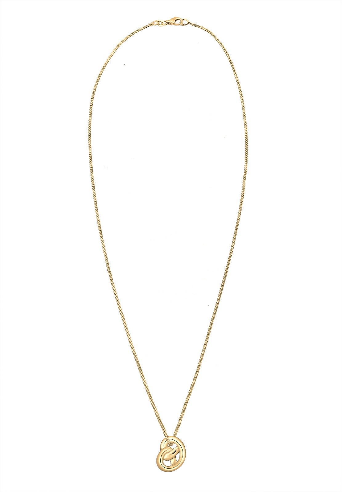 Elli Kette mit Anhänger »Halskette Tracht Brezel 925 Sterling Silber«