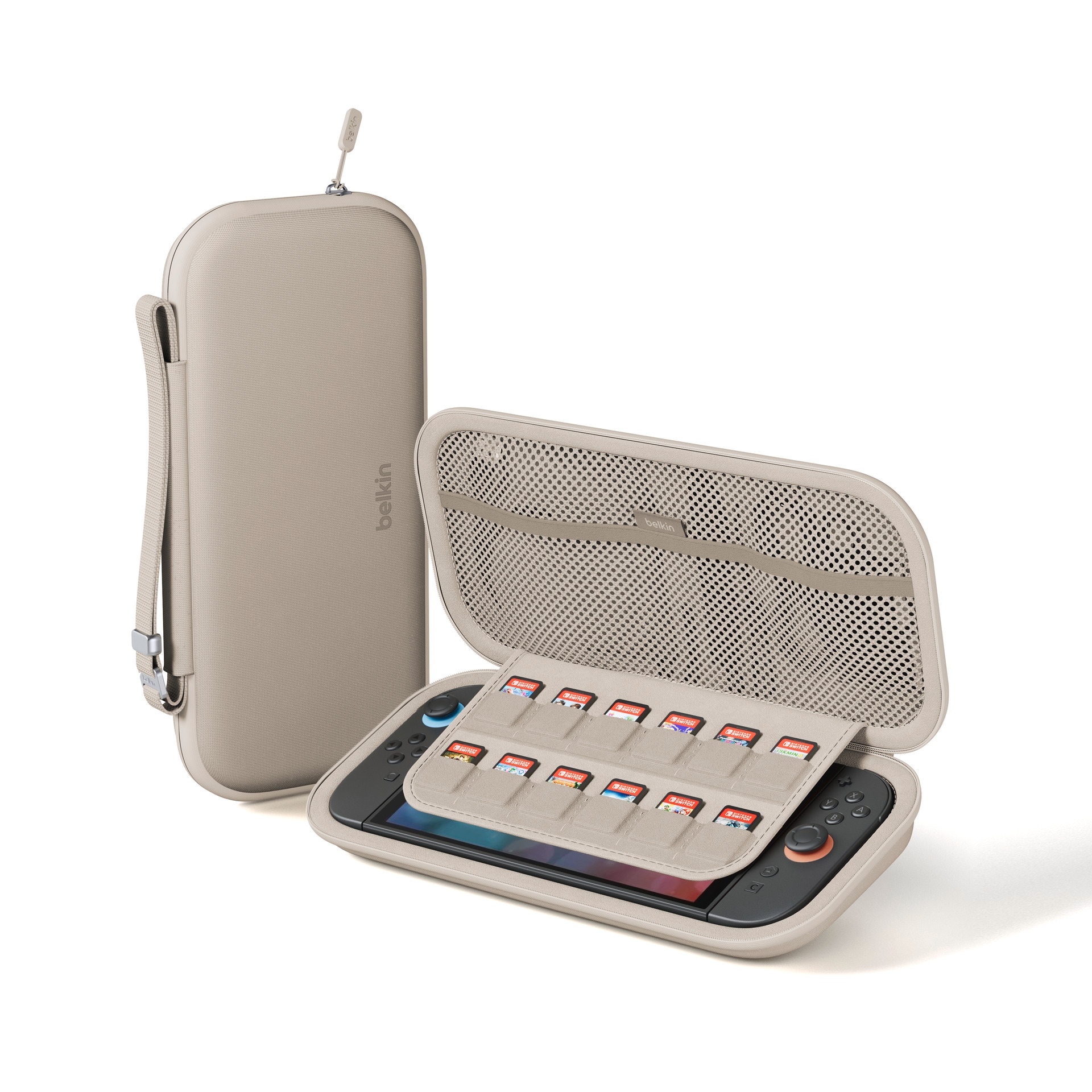 Belkin Konsolen-Tasche »Gaming Travel Case für Nintendo Switch 2« Nintendo Switch 2 Backcover, Schutzhülle, Handyschutzhülle, Case, Schutzcase, stoßfest