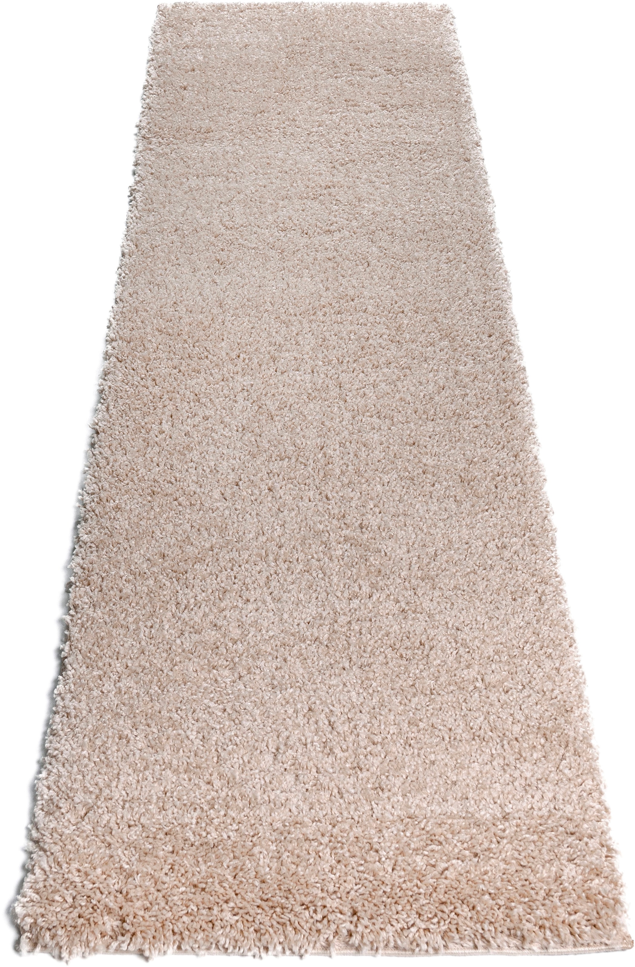 Bruno Banani Läufer »Shaggy Soft«, rechteckig, 30 mm Höhe, Läufer, Brücke, gewebt, Uni-Farben, besonders weich