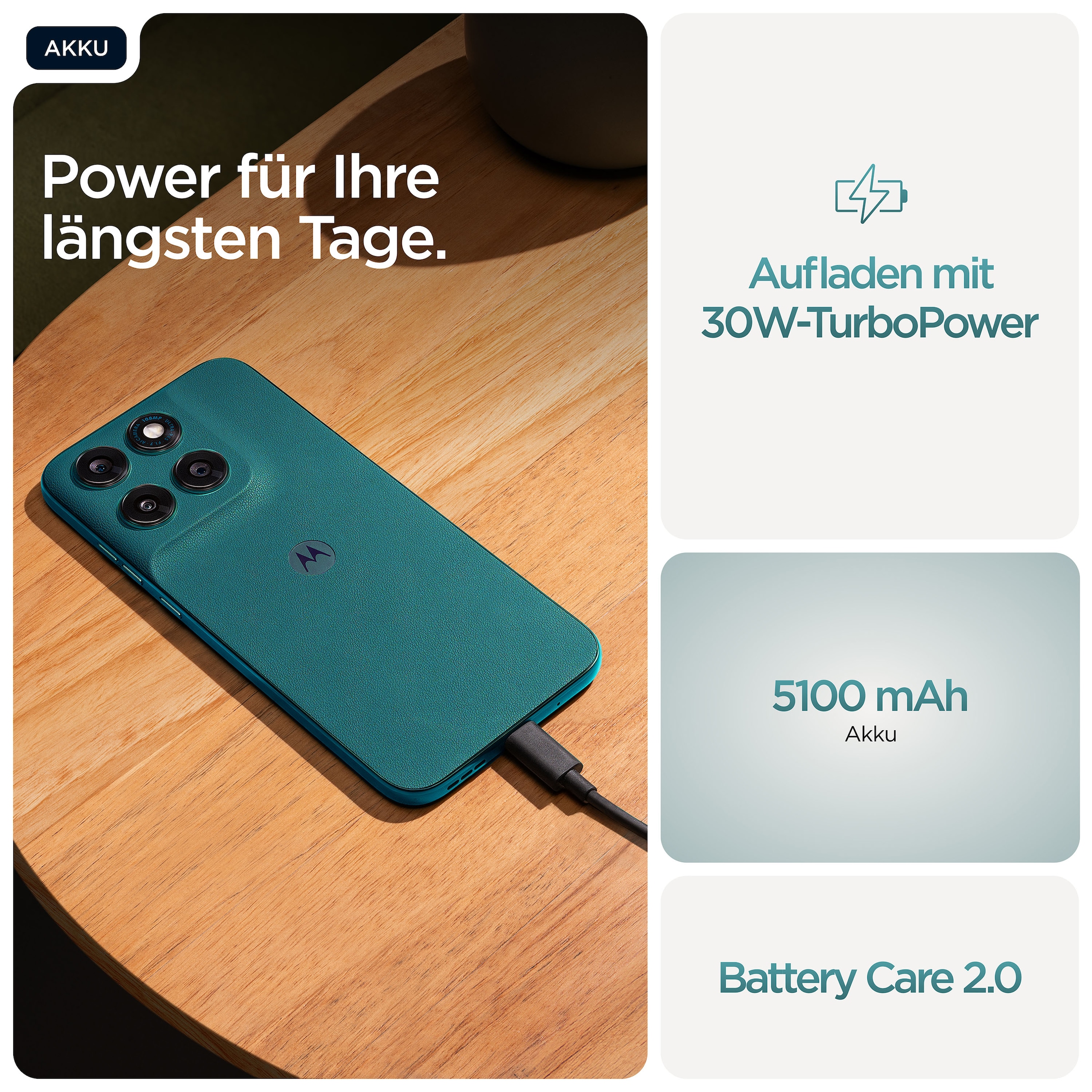 Motorola Smartphone »moto g77 256GB« PANTONE® Shaded Spruce