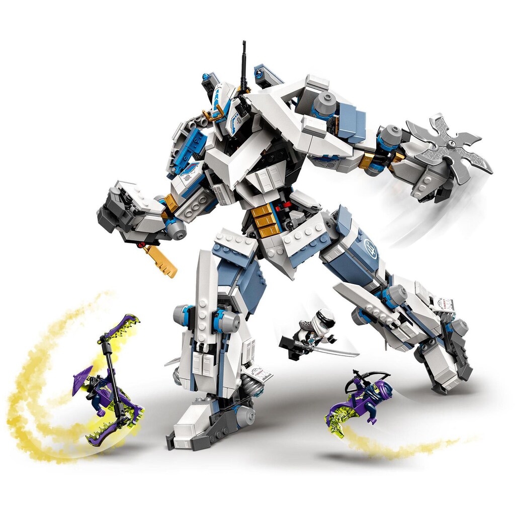 LEGO® Konstruktionsspielsteine »Zanes Titan-Mech (71738), LEGO® NINJAGO®«, (840 St.), Made in Europe