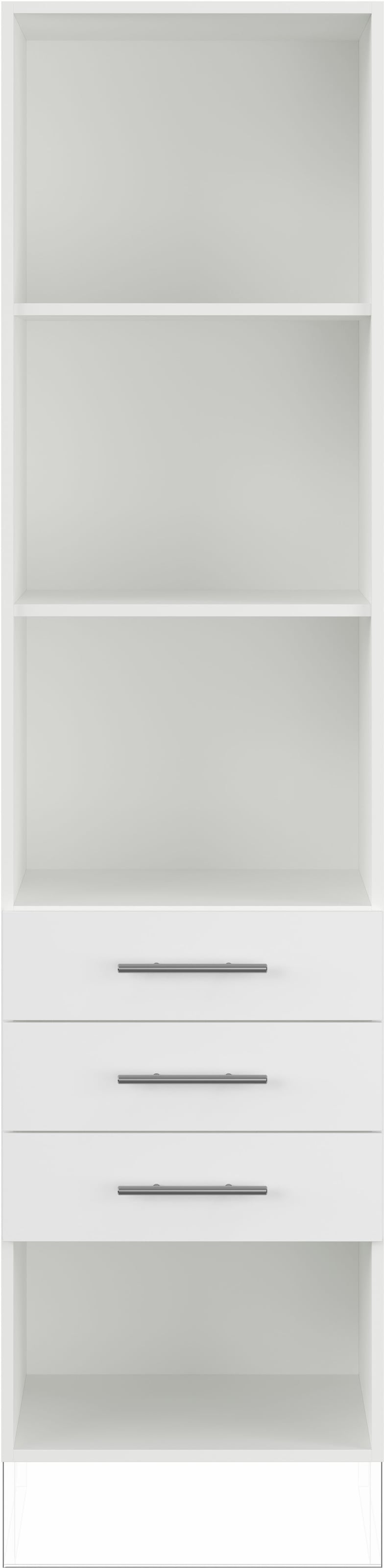 IMPULS KÜCHEN Seitenschrank »"Valencia", Breite/Höhe: 50/190,7 cm, mit Soft-Close« vormontiert, mit Schubkästen, mit verstellbaren Fachböden