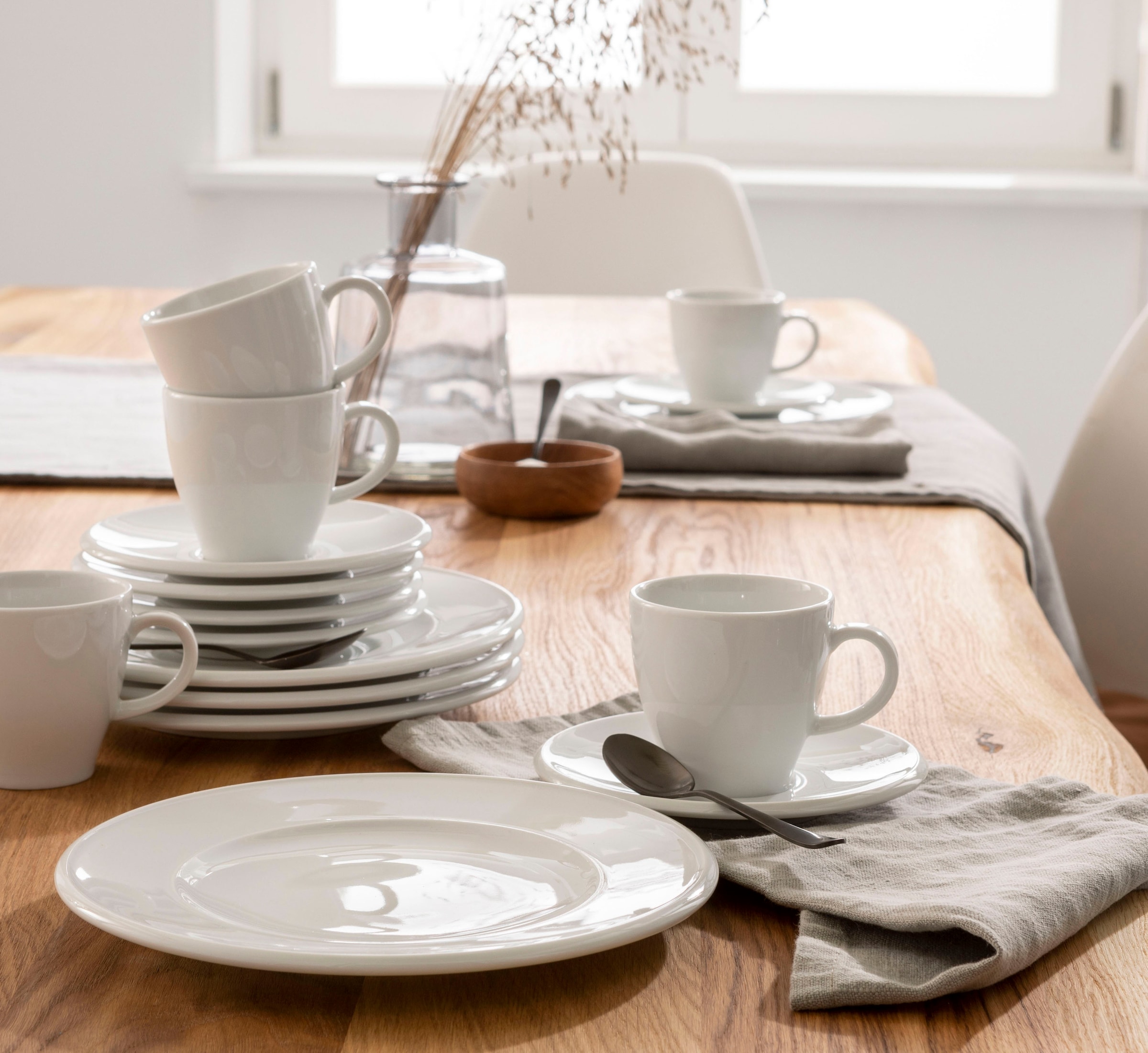 Retsch Arzberg Kaffeeservice »Geschirr-Set, Service Novo« Made in Germany, 18 Teile, für 6 Personen