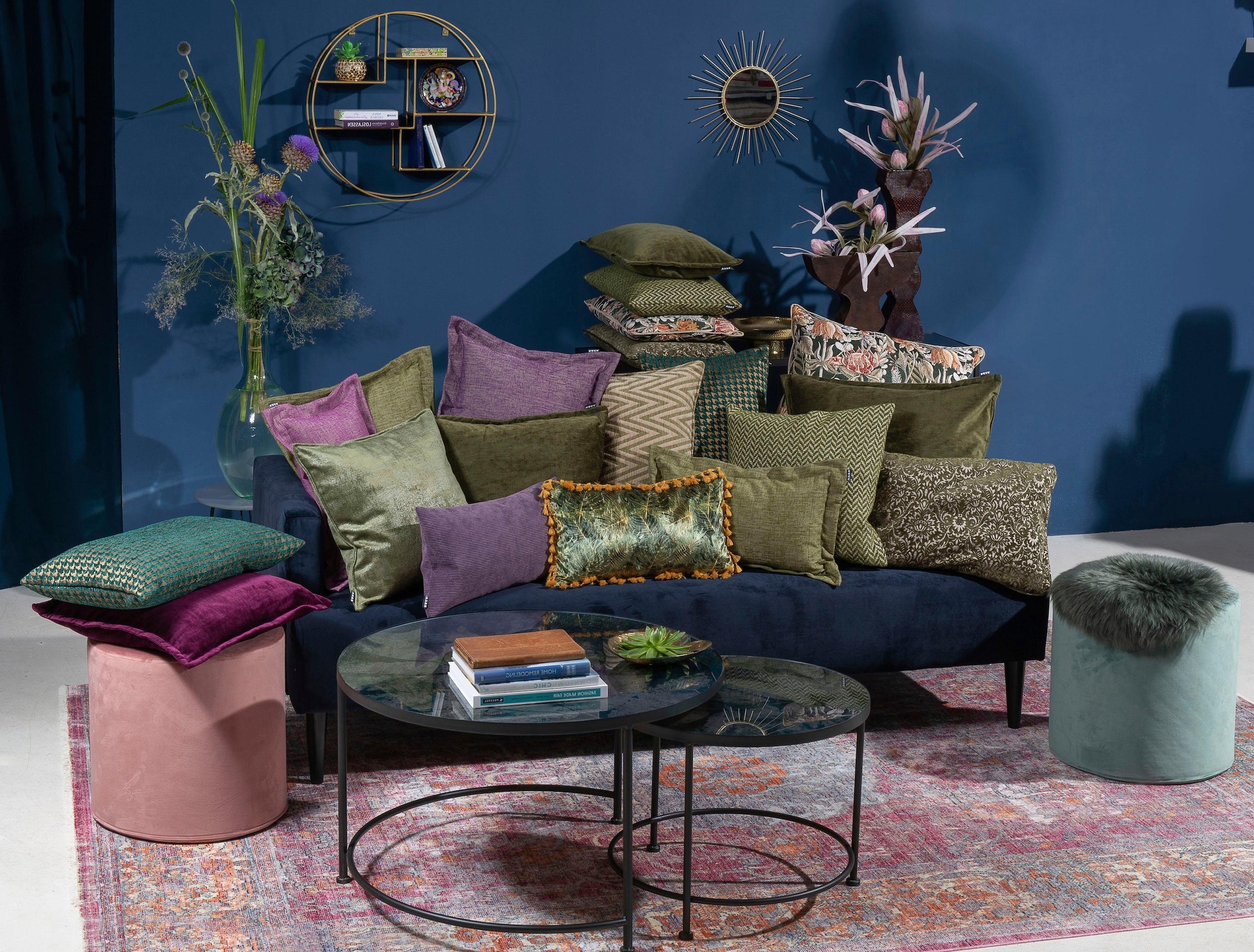 H.O.C.K. Dekokissen »Addicted«, im eleganten Design, Kissenhülle mit Füllung, 1 Stück