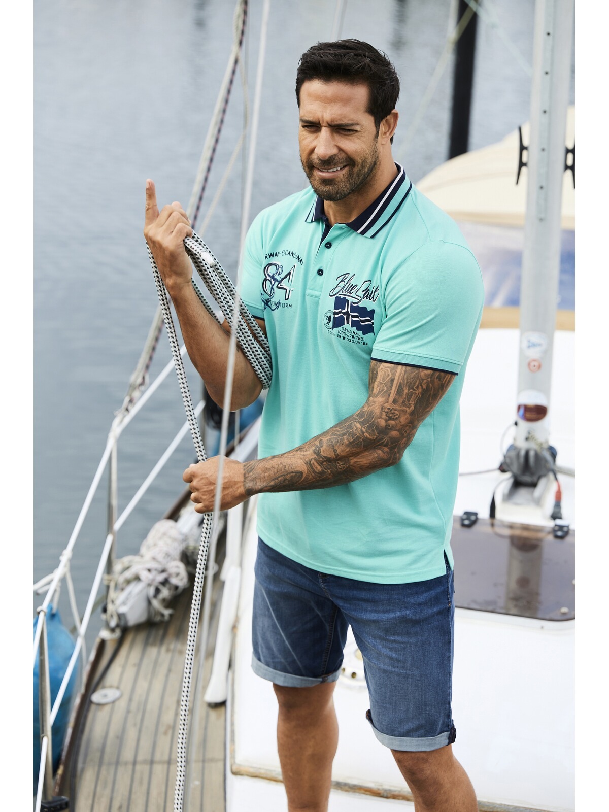 Jan Vanderstorm Poloshirt »Poloshirt OLFGIR«