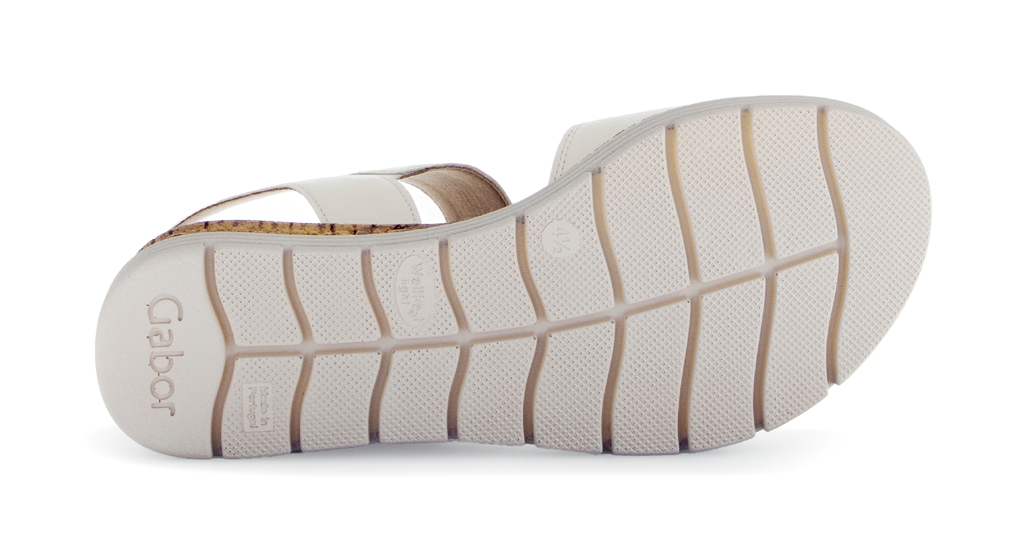 Gabor Keilsandalette »Genua«  , Plateau, Sommerschuh mit dekorativer Zierschnalle, G-Weite