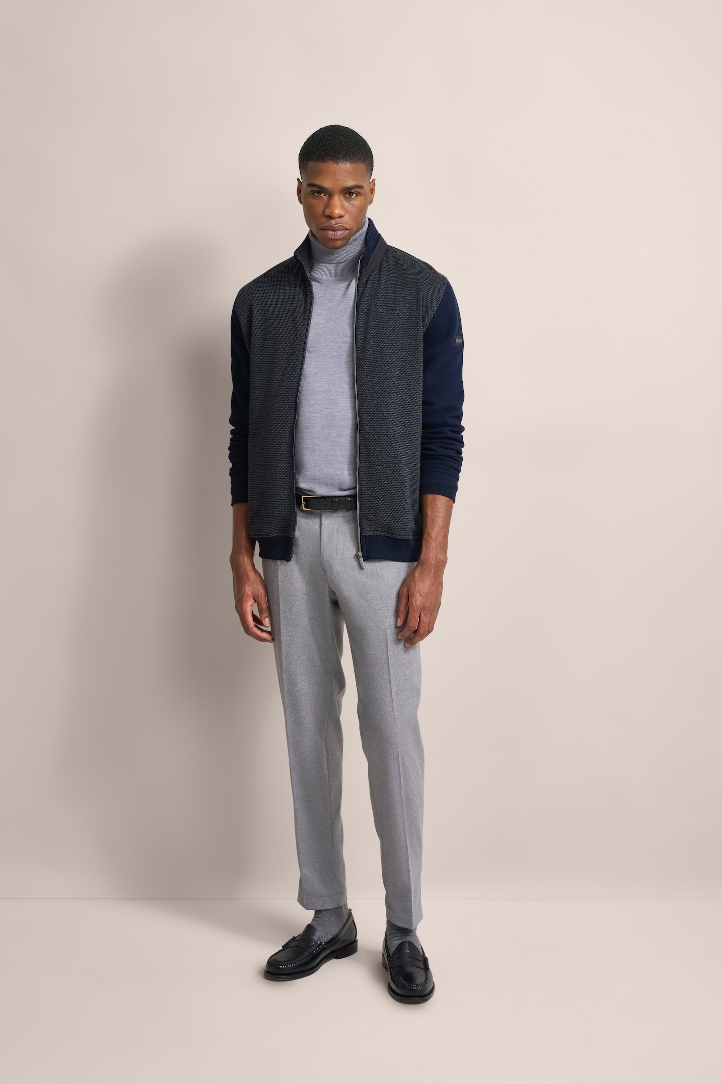 bugatti Sweatjacke, mit Eingrifftasche