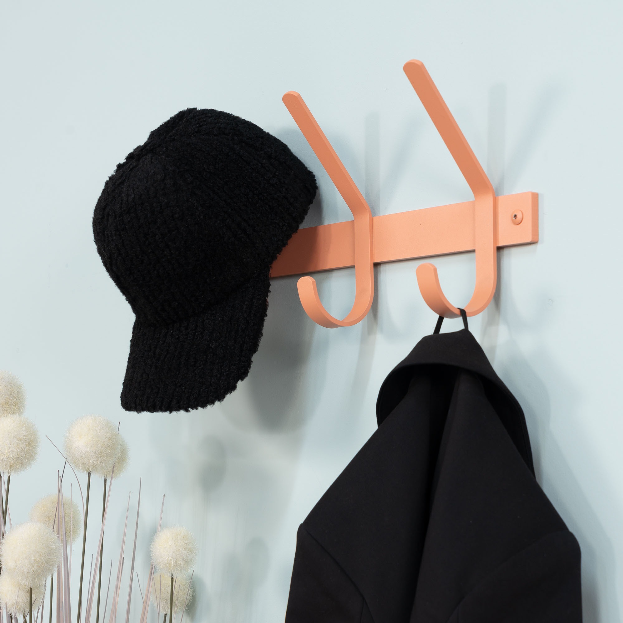 Spinder Design Garderobenhaken Metall, Breite 40 cm