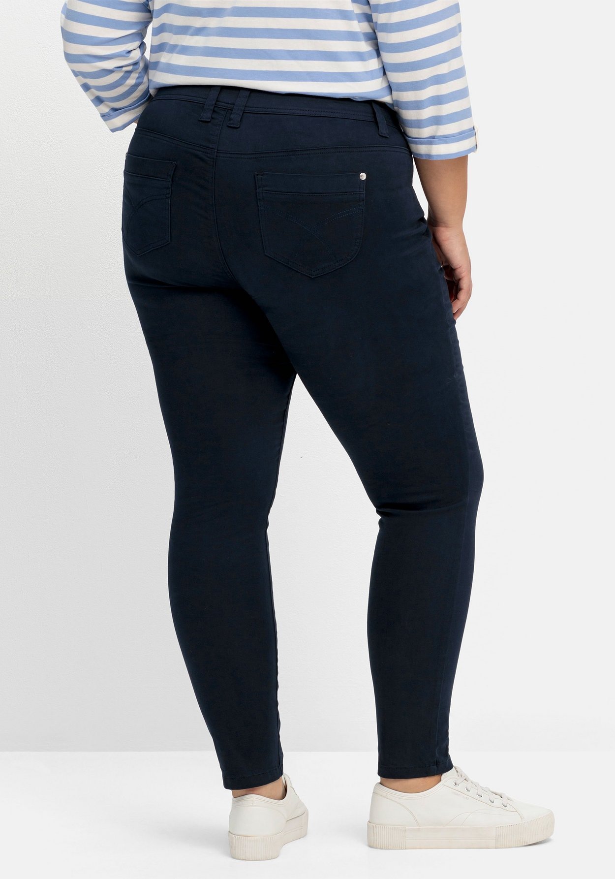 Sheego Stretch-Hose »Twillhose für schmale Beine und mehr Bauch«