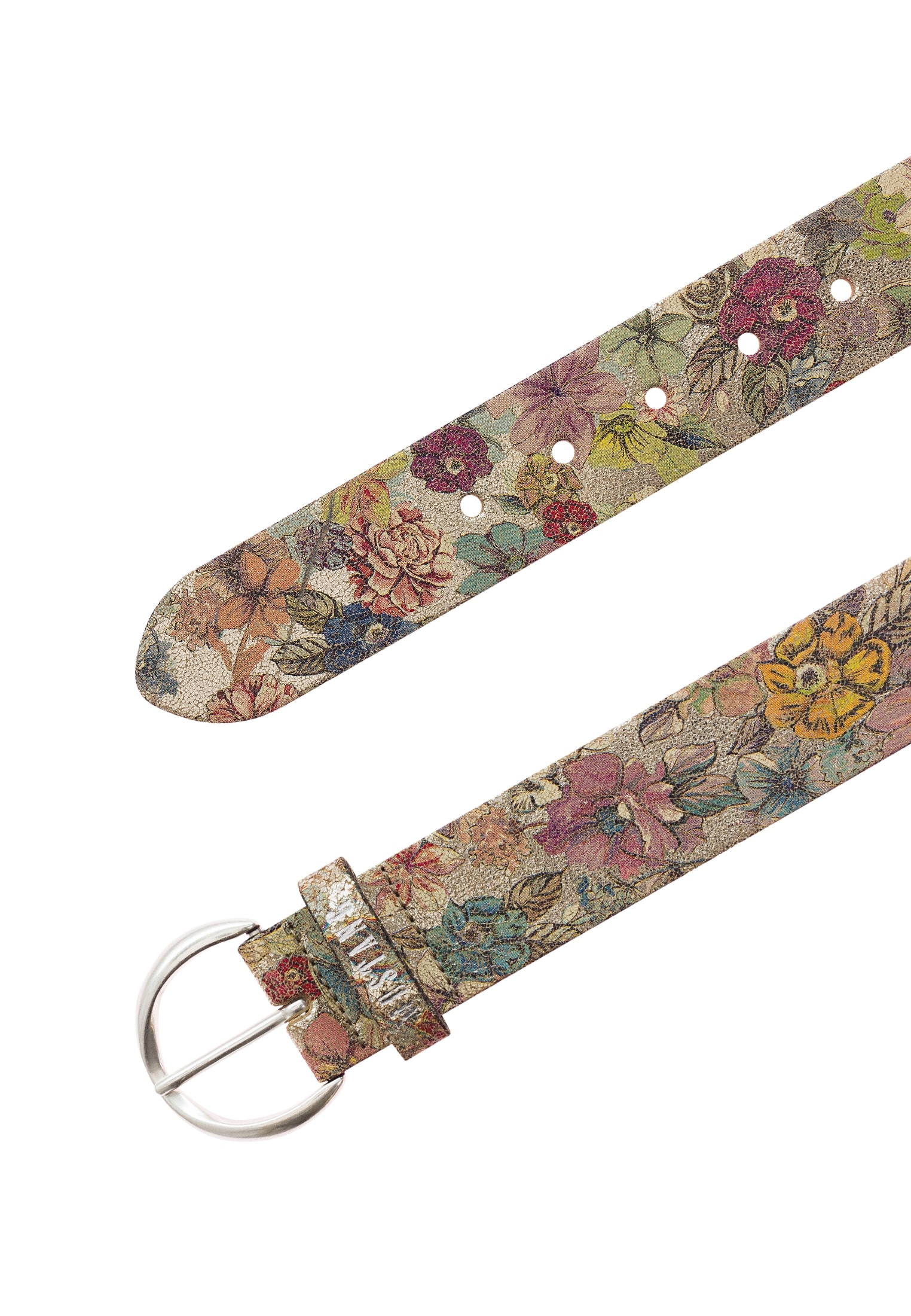 MUSTANG Ledergürtel, Florales oder Animal-Design, 4 cm breit