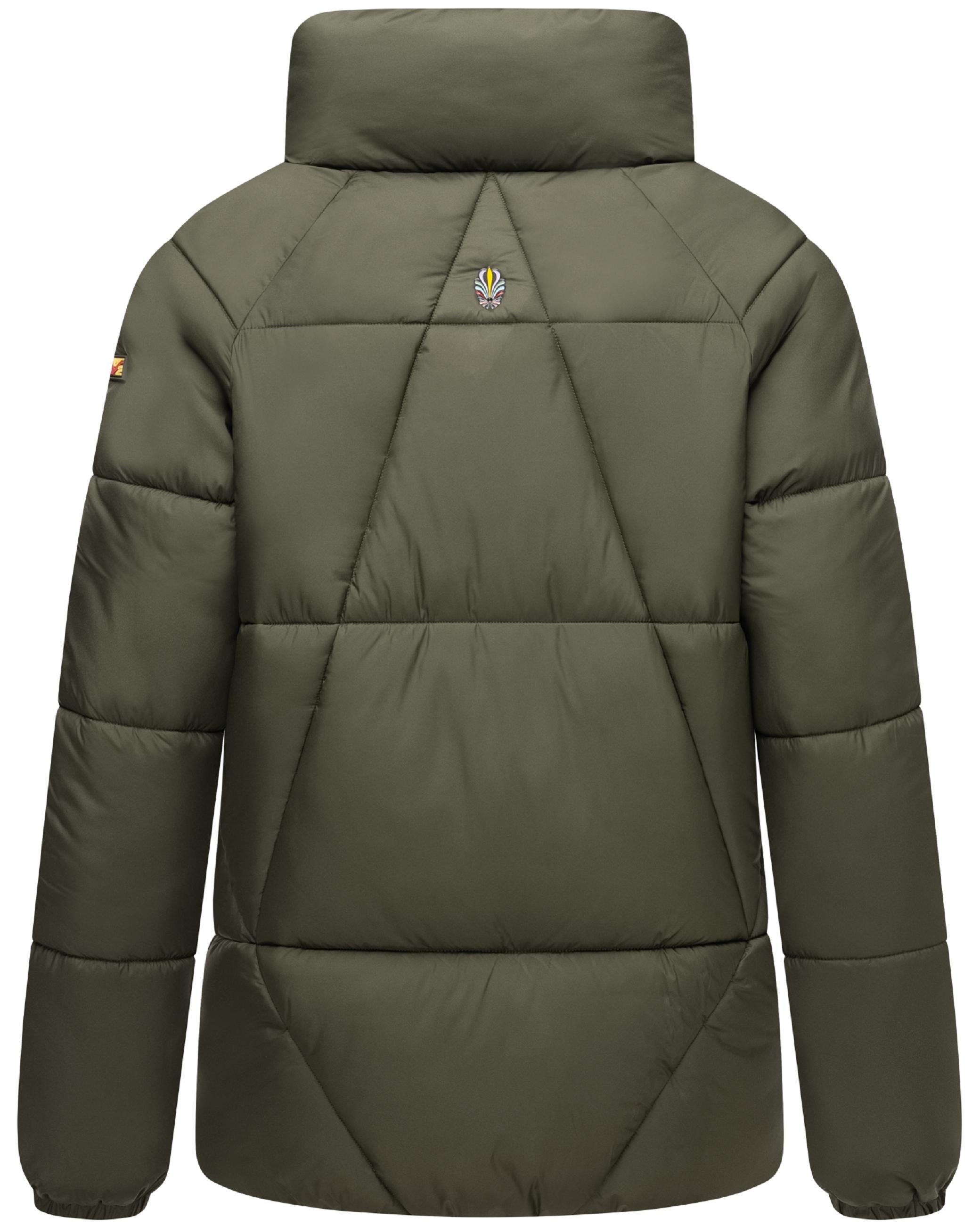 Navahoo Steppjacke »Steppjacke Schokolinaa 14«, ohne Kapuze, Winterjacke mit modischer Steppung & hohem Kragen