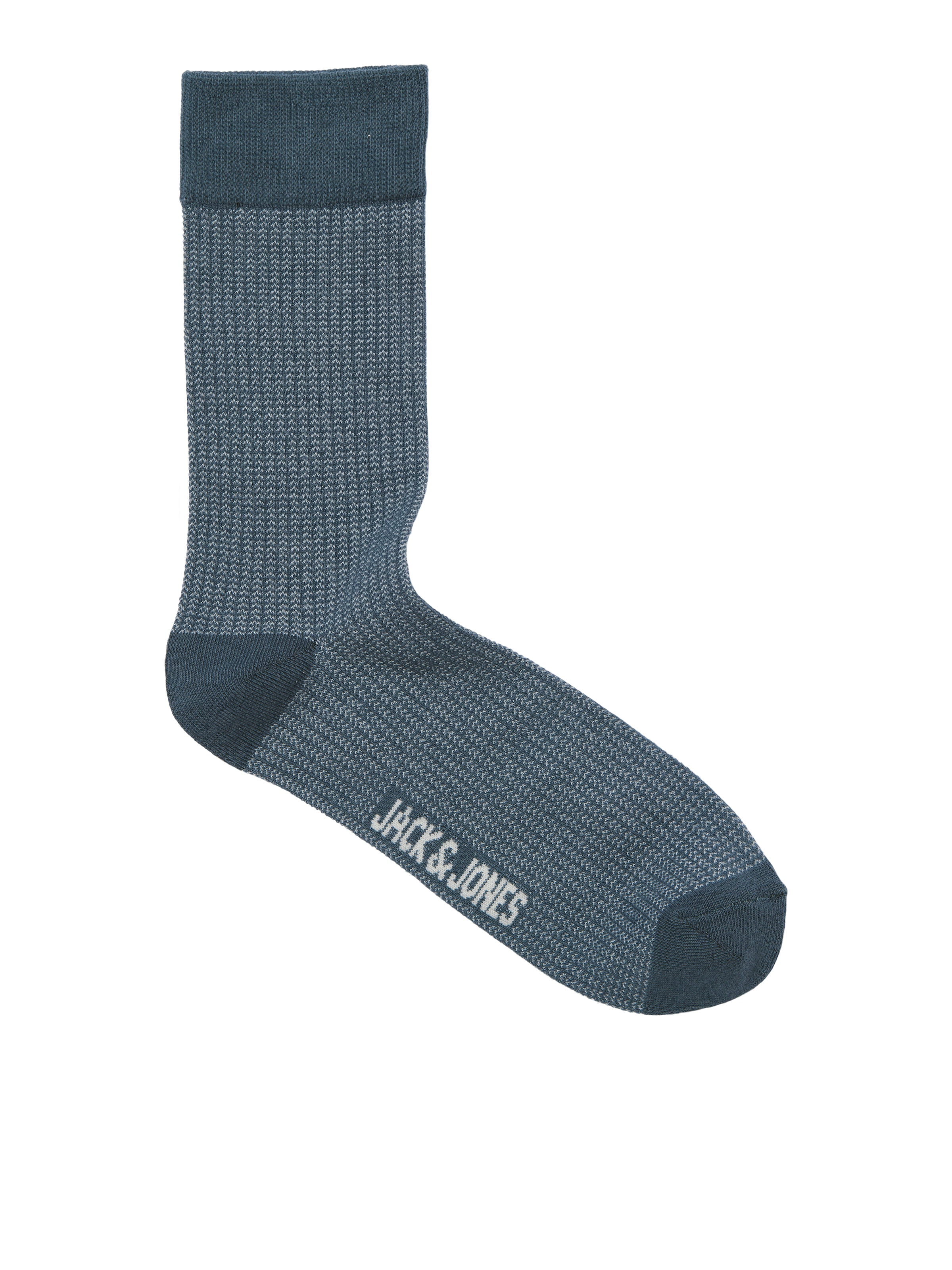 Jack & Jones Freizeitsocken »JACBRYAN BIRD EYE SOCKS 3 PACK SN« 3 Paar tlg. mit Logostickerei