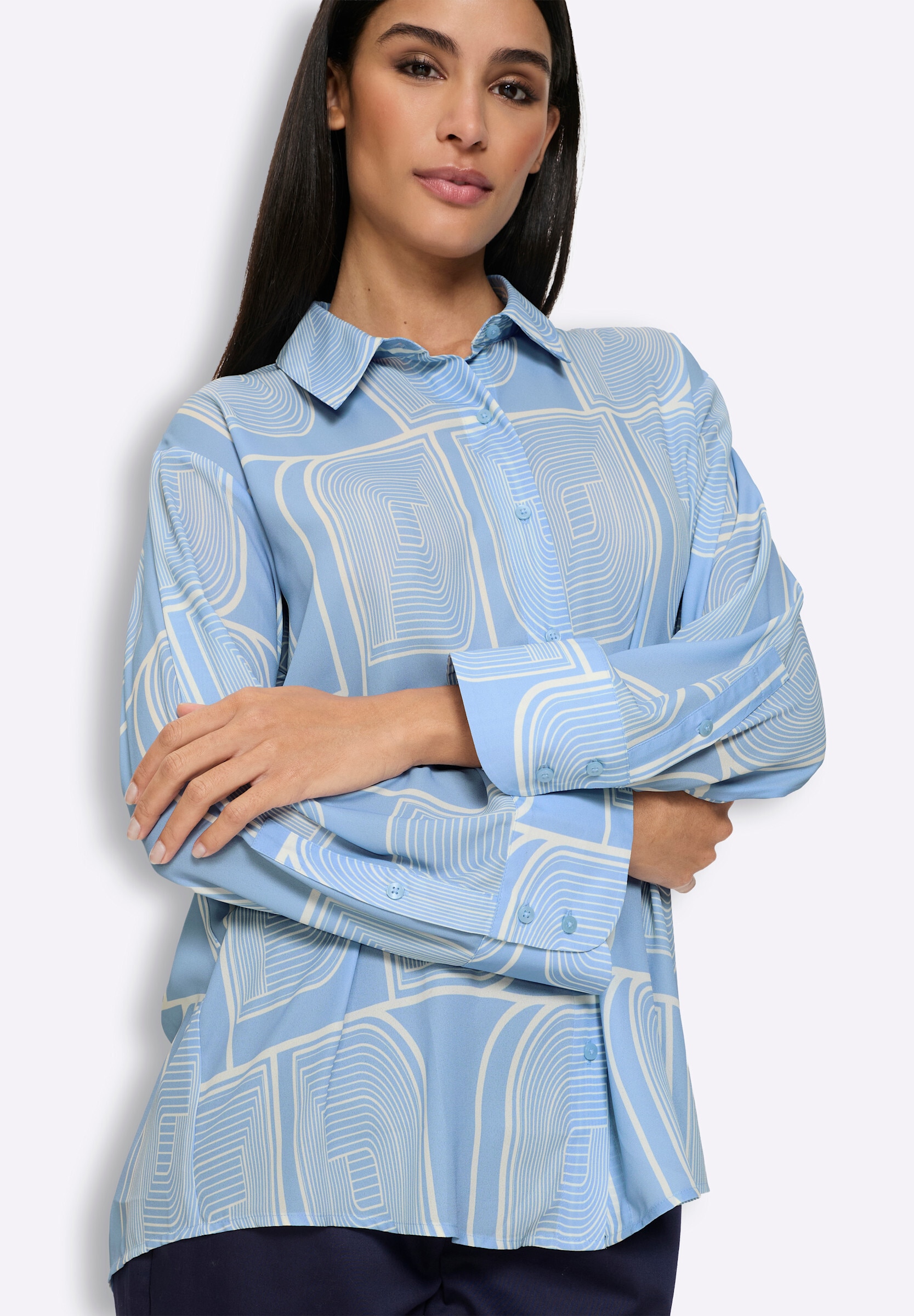 heine Hemdbluse »Druck-Bluse Druckbluse«