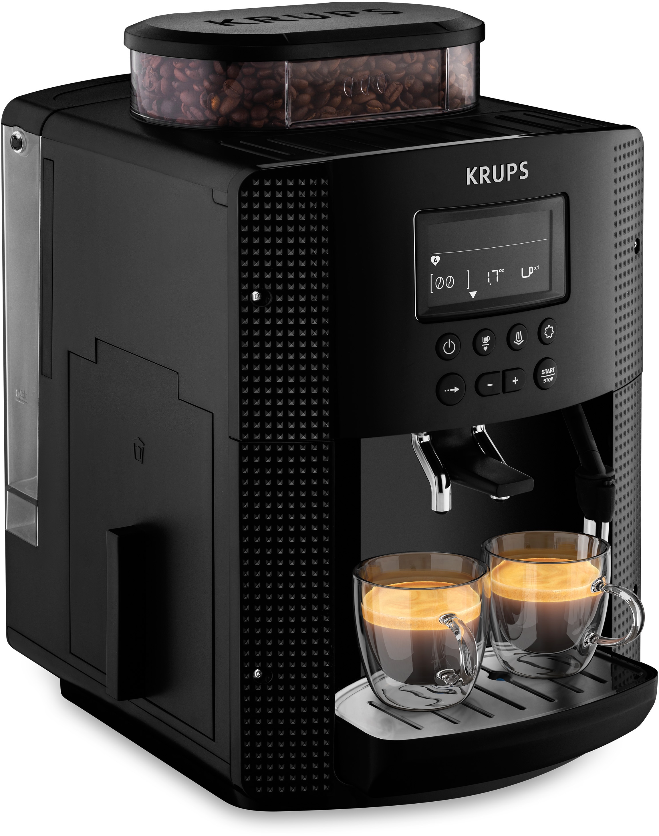 Kaffeevollautomat »EA8150«, Arabica Display, LCD-Display, Speichermodus, Dampfdüse für...