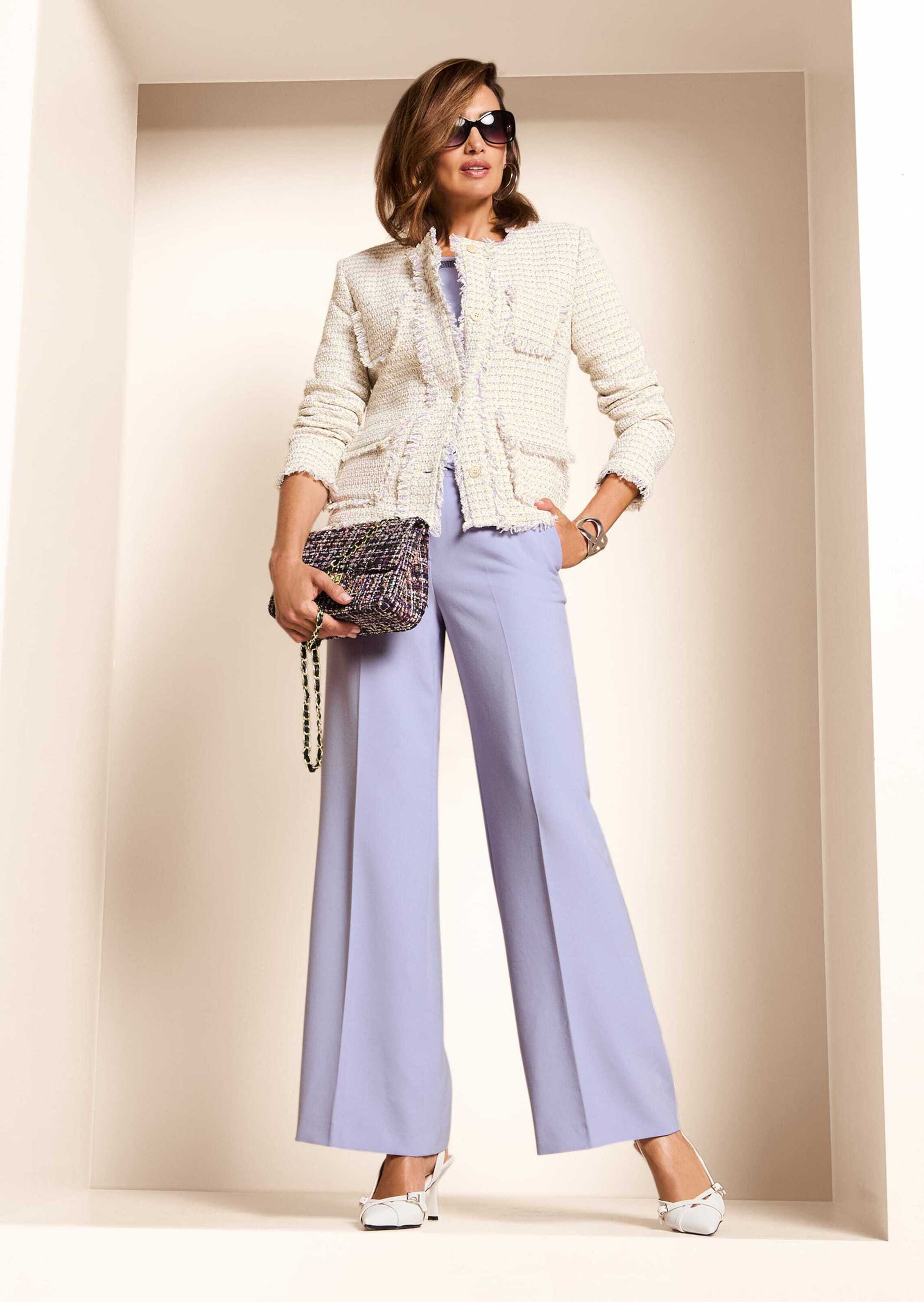 MADELEINE Jerseyblazer »Blazer Kurzer Bouclé-Blazer«