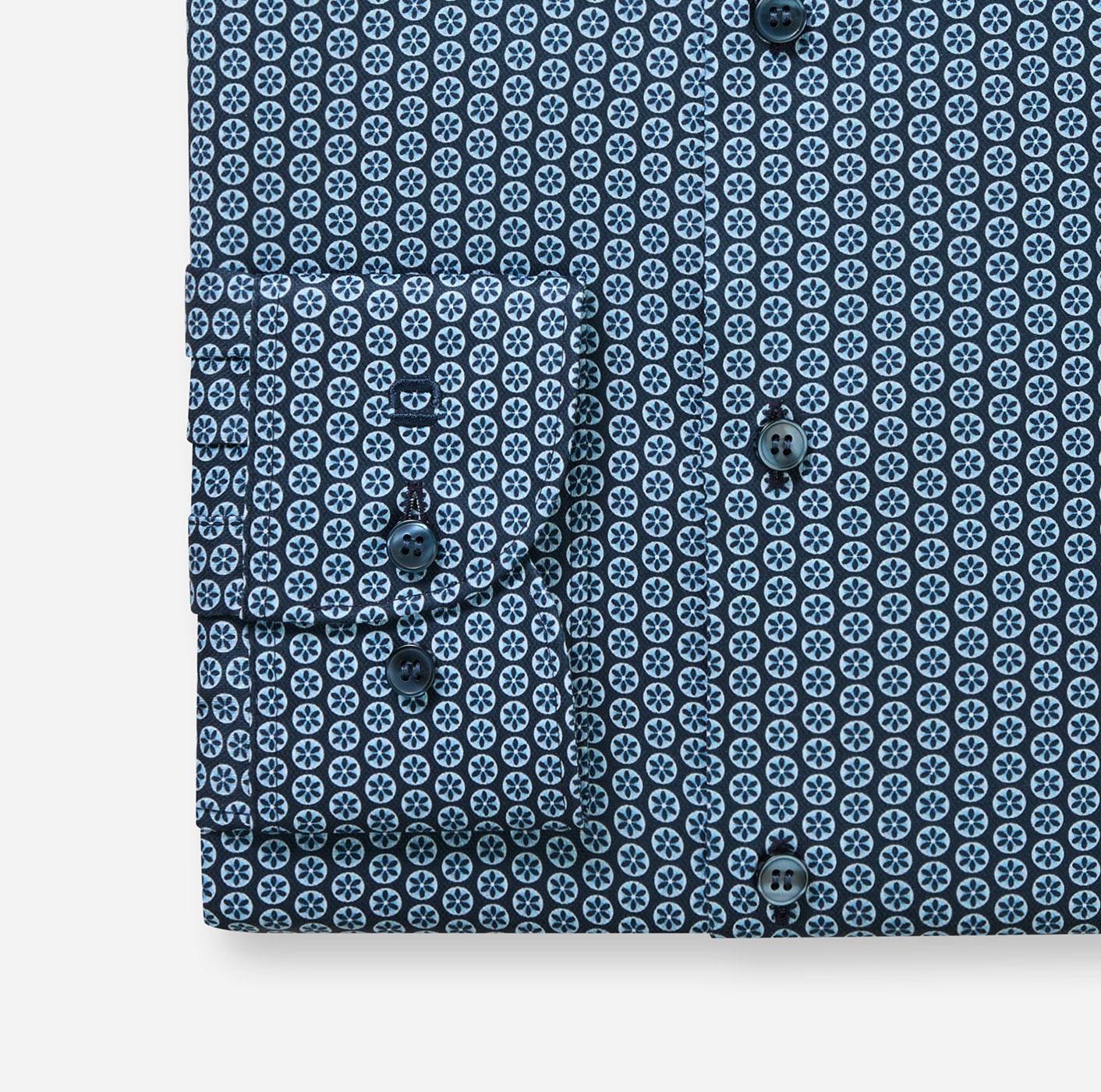 OLYMP Langarmhemd »Level Five« Businesshemd, boby fit,  Kentkragen, gemustert